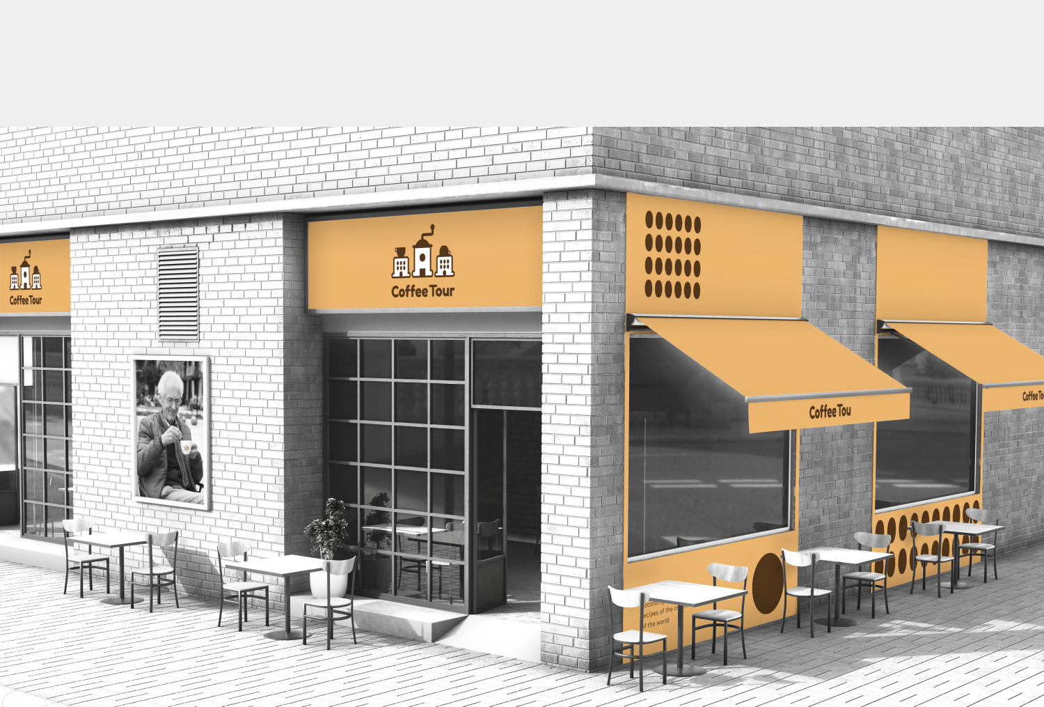 Logo for a coffeehouse "Coffee Tour" — Изображение №14 — Брендинг на Dprofile