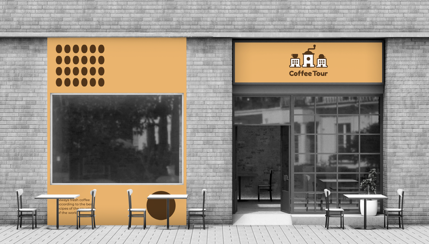 Logo for a coffeehouse "Coffee Tour" — Изображение №13 — Брендинг на Dprofile