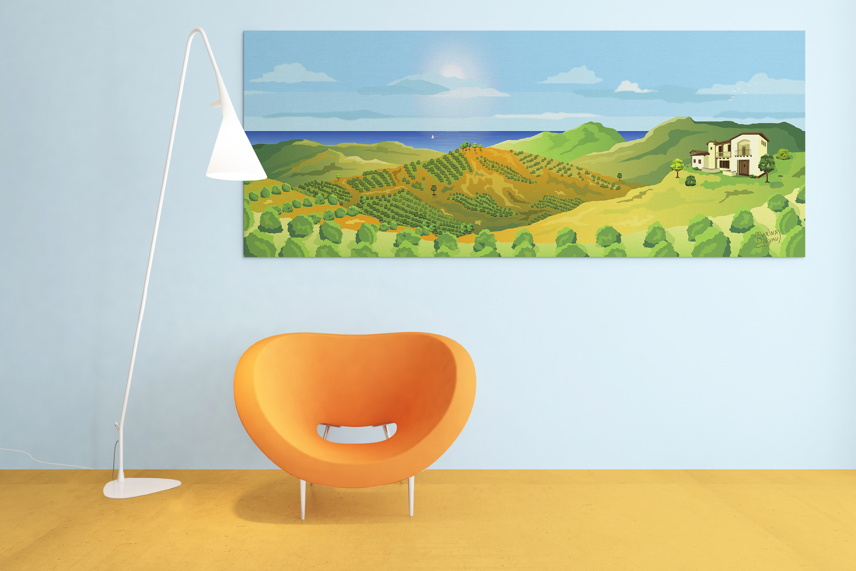 Landscapes. Vector illustrations — Изображение №17 — Иллюстрация на Dprofile