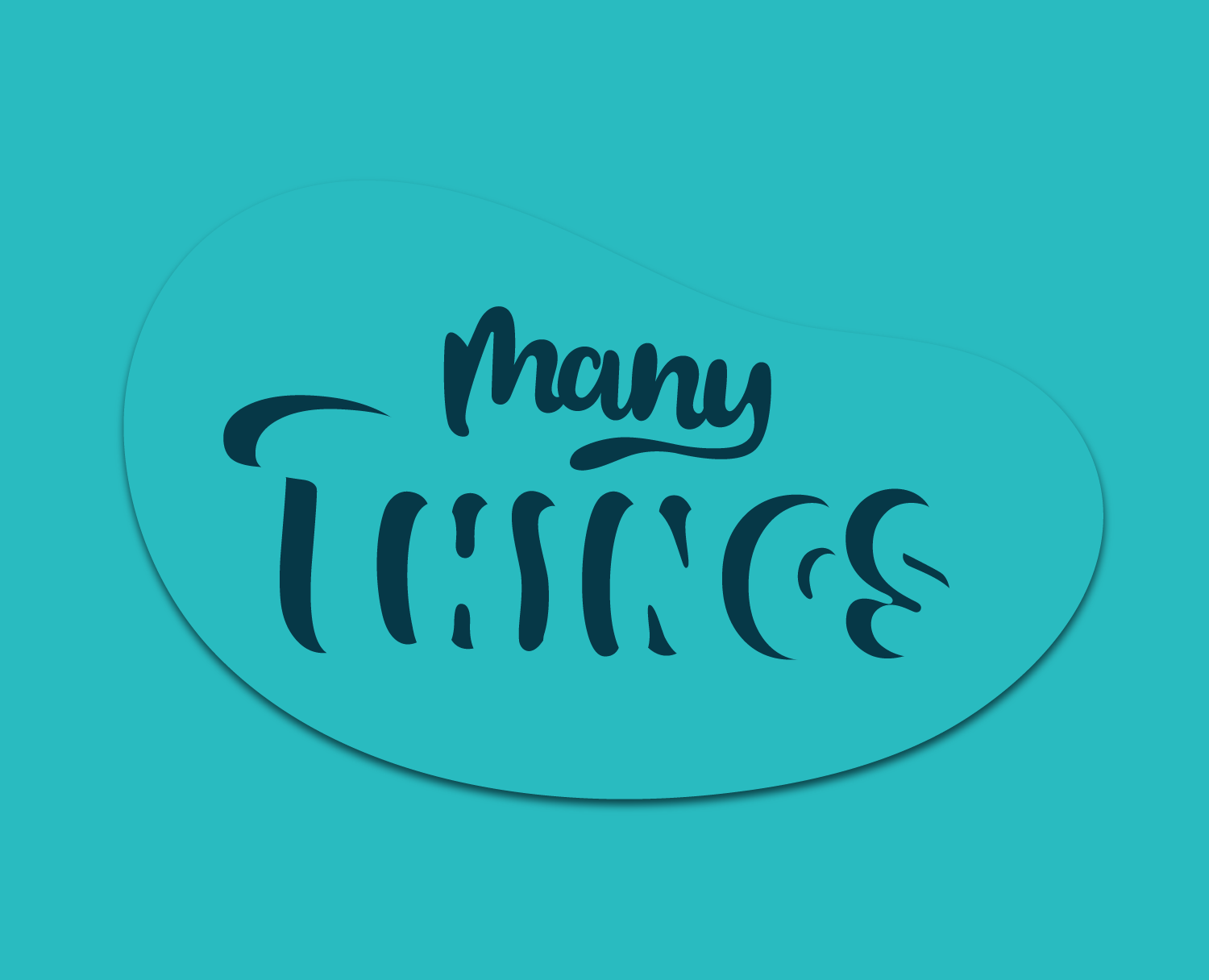 Logo for a souvenir shop «Many Things». — Иллюстрация, Графика на Dprofile