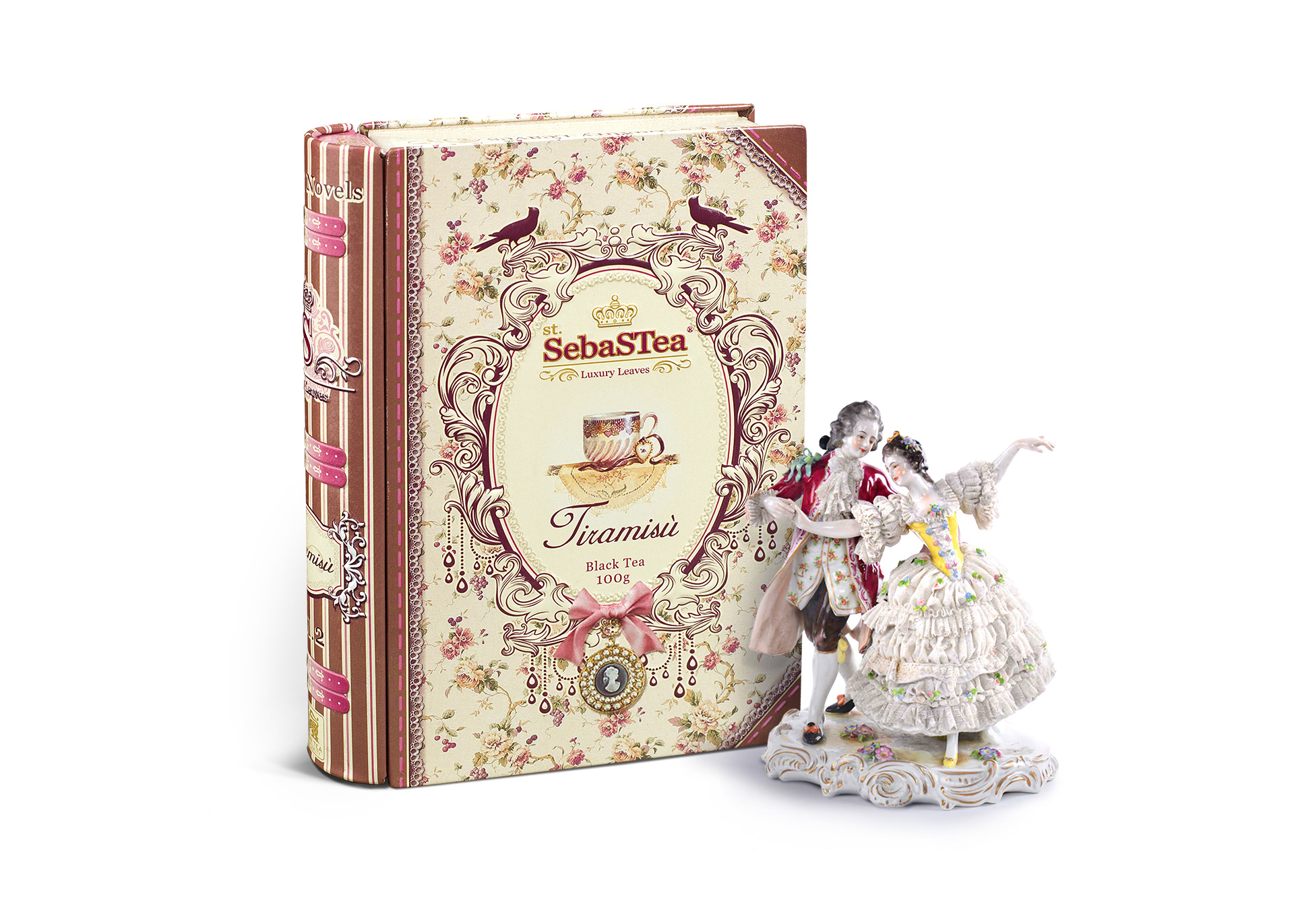 Чай SebaSTea «Ladies’ Novels». Подарочная упаковка — Изображение №3 — Брендинг, Графика на Dprofile