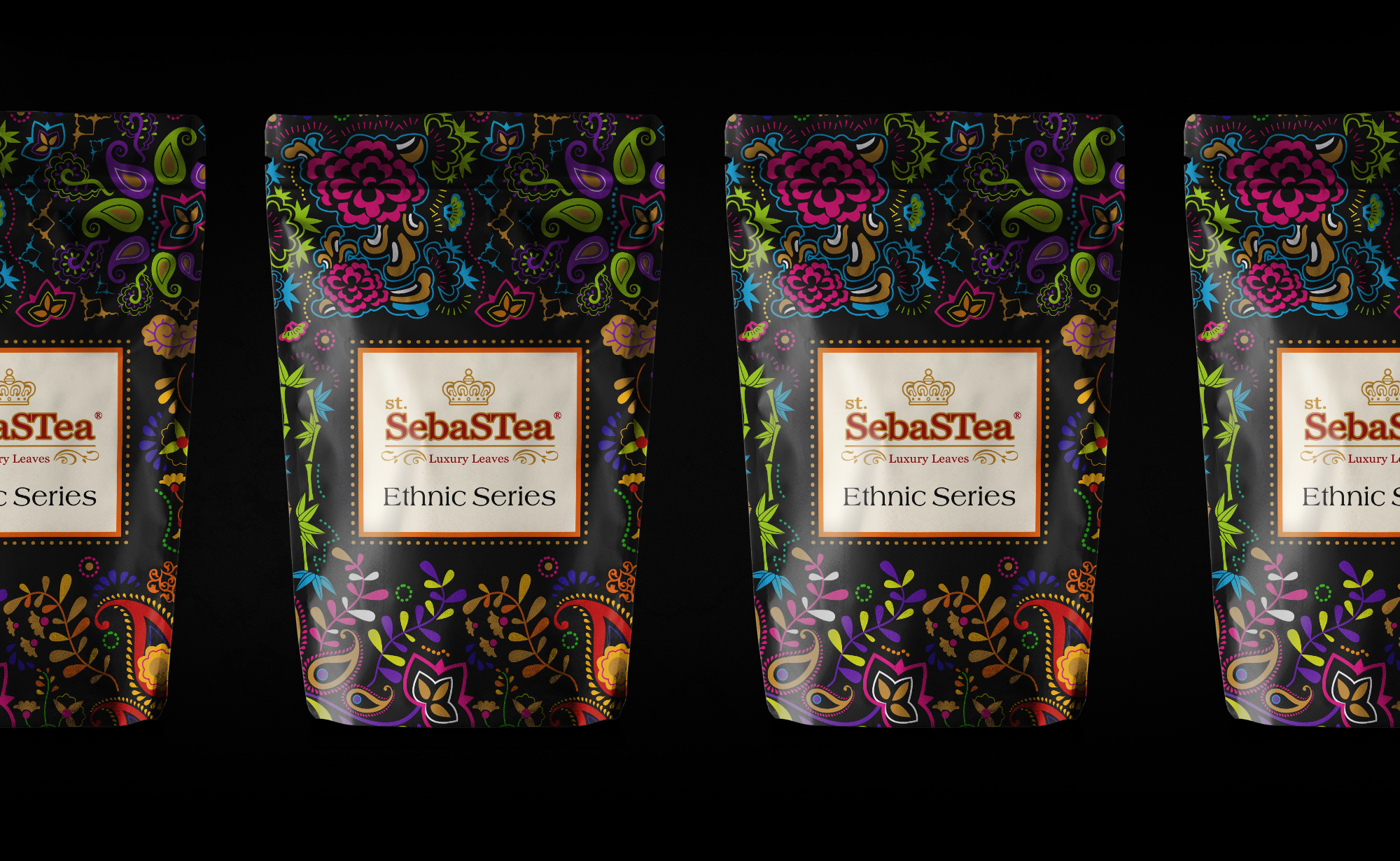Чай SebaSTea «Ethnic Series». Подарочная упаковка — Изображение №6 — Брендинг, Графика на Dprofile