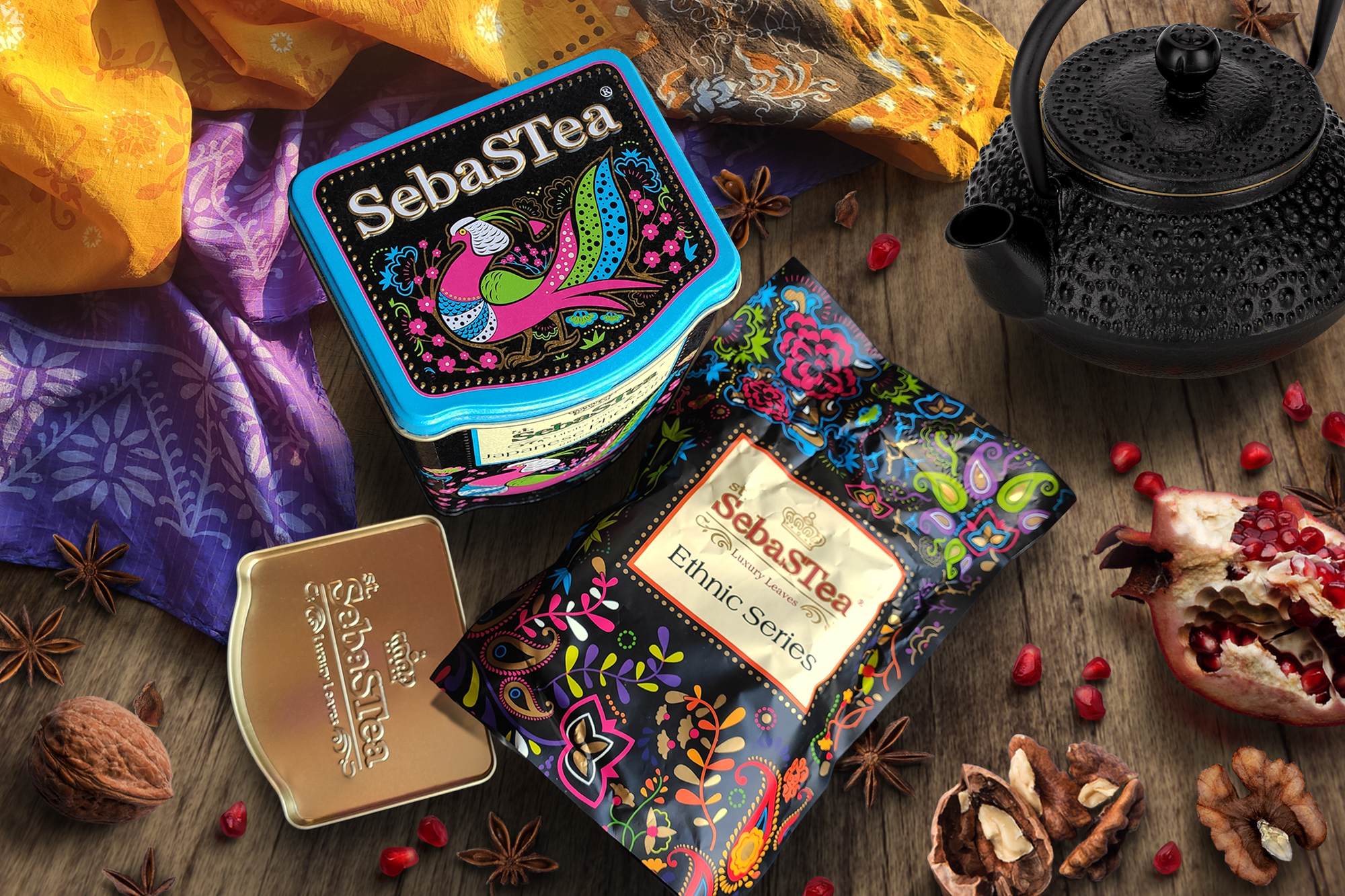 Чай SebaSTea «Ethnic Series». Подарочная упаковка — Изображение №14 — Брендинг, Графика на Dprofile