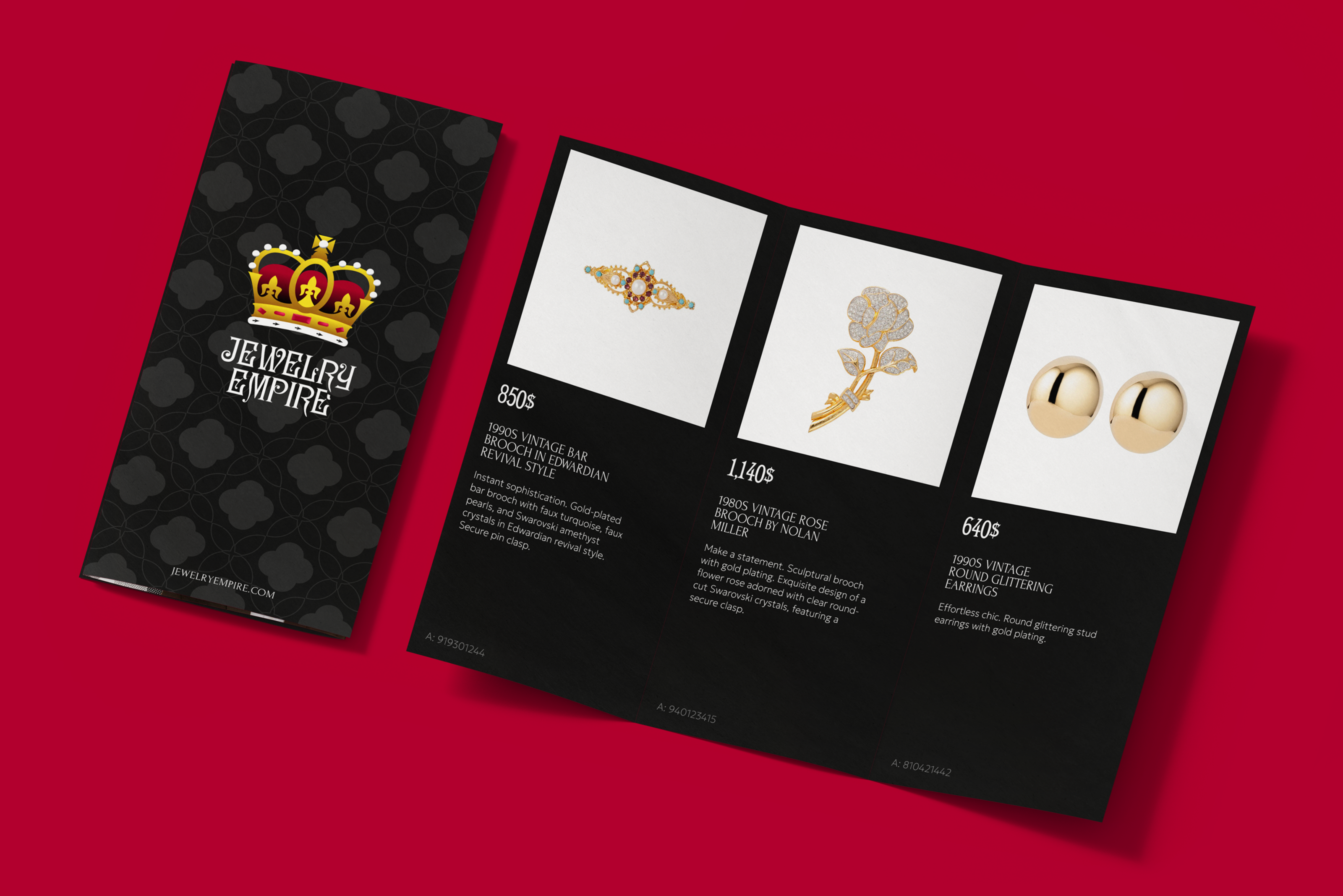 Jewelry Empire | Exclusive Wares — Изображение №7 — Интерфейсы, Брендинг на Dprofile