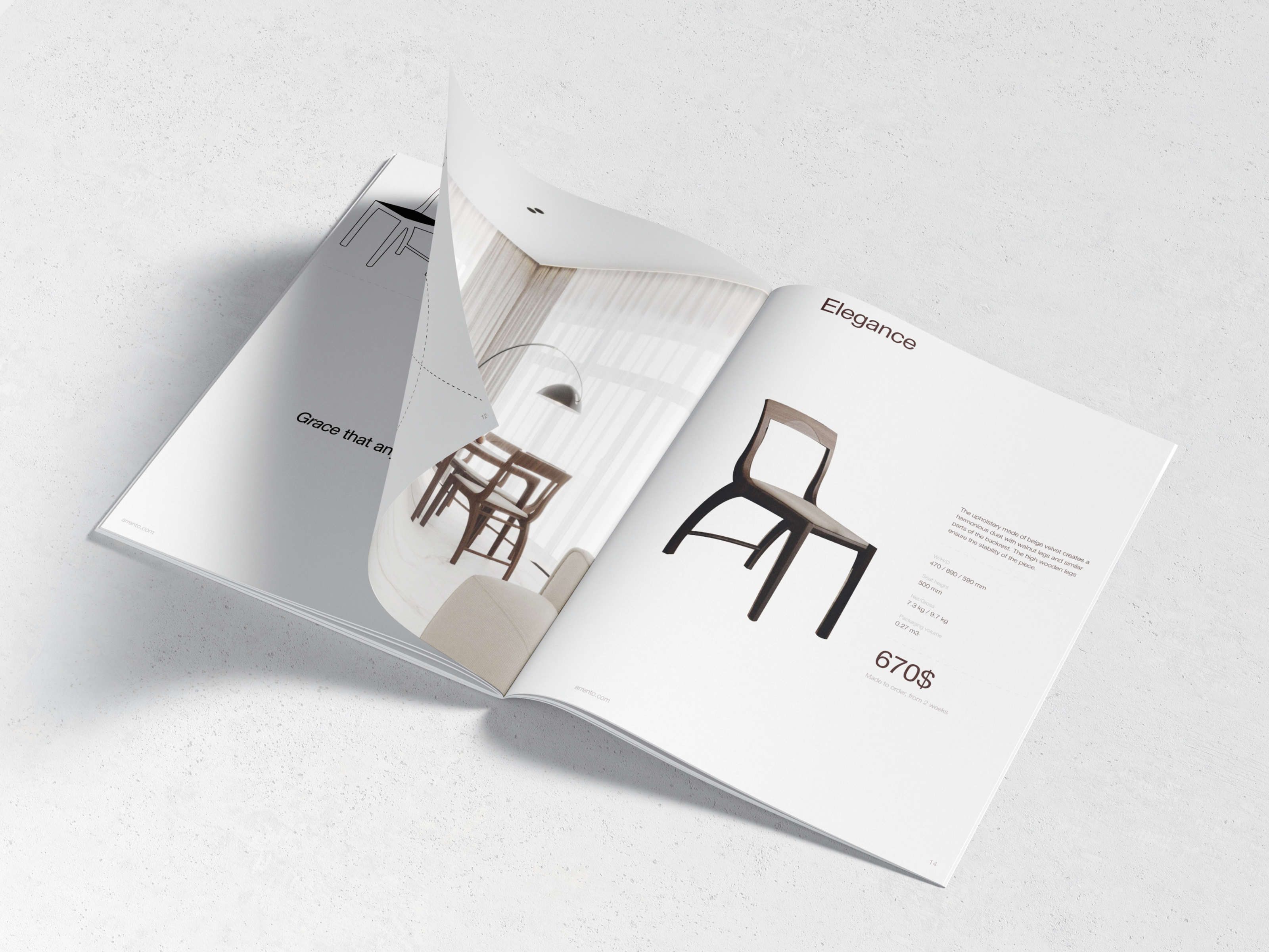 Arrento | Designer Furniture — Изображение №7 — Интерфейсы, Брендинг на Dprofile