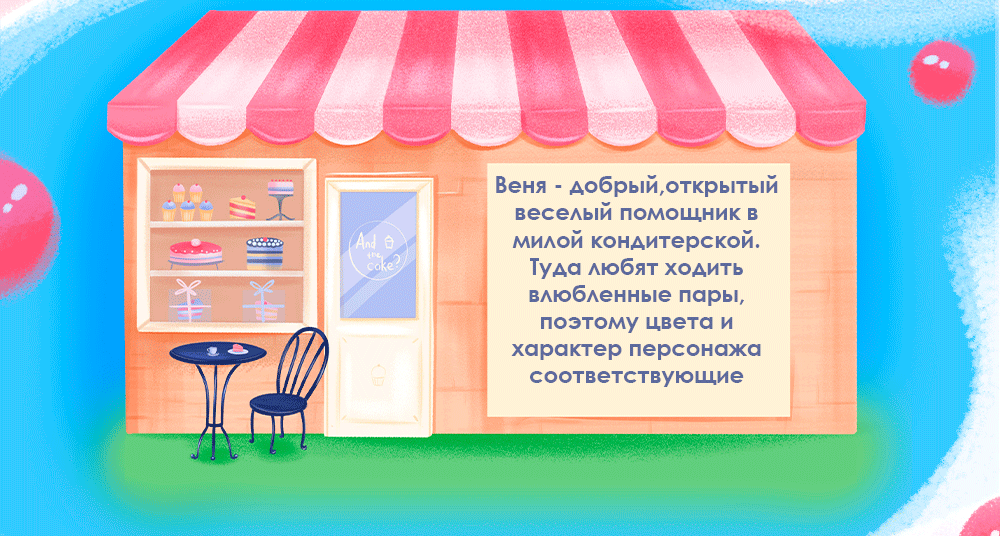 Бренд-персонаж для кондитерской — Изображение №3 — Брендинг, Иллюстрация на Dprofile