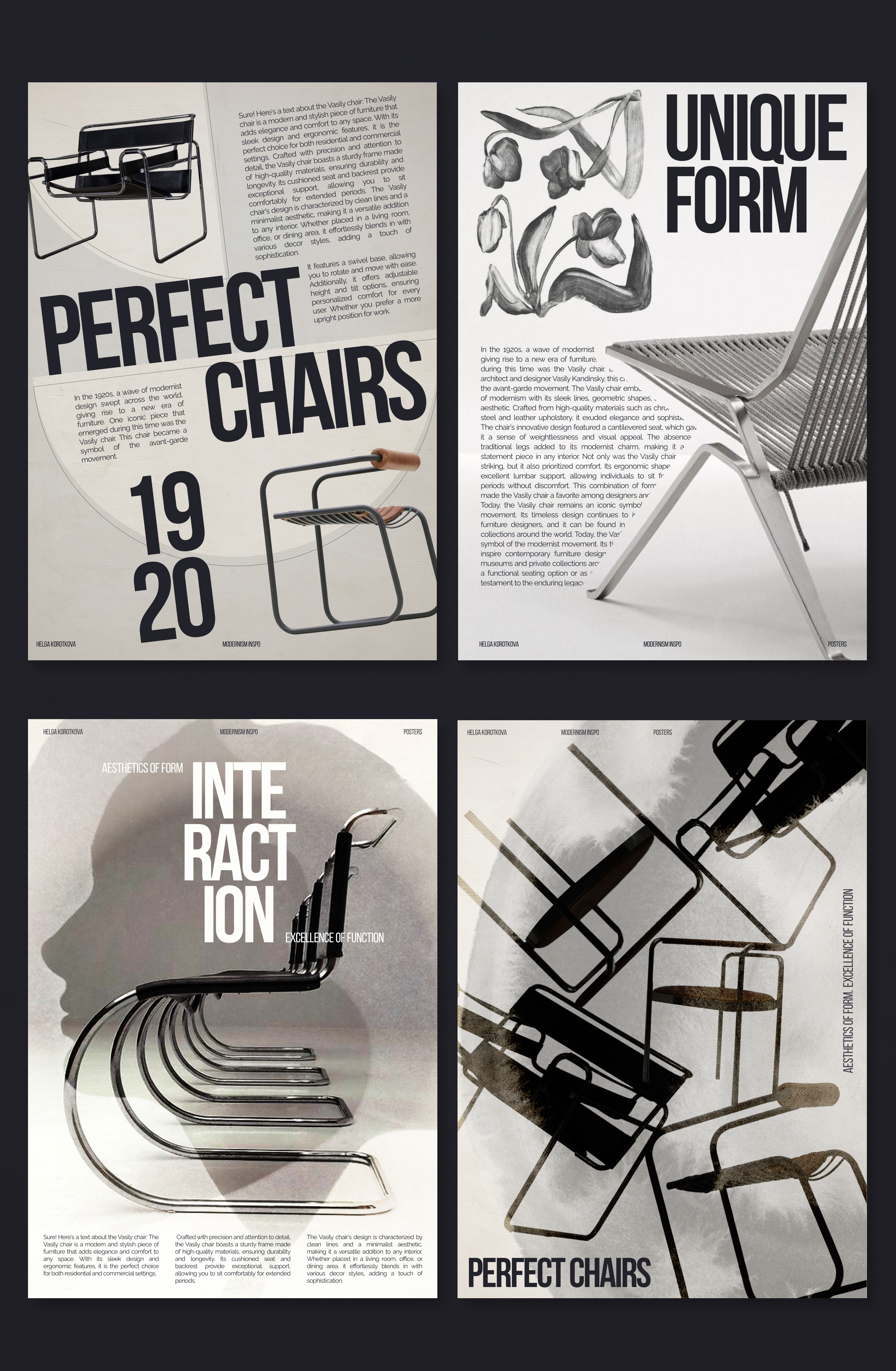 PERFECT CHAIRS/posters collection — Изображение №3 — Графика на Dprofile