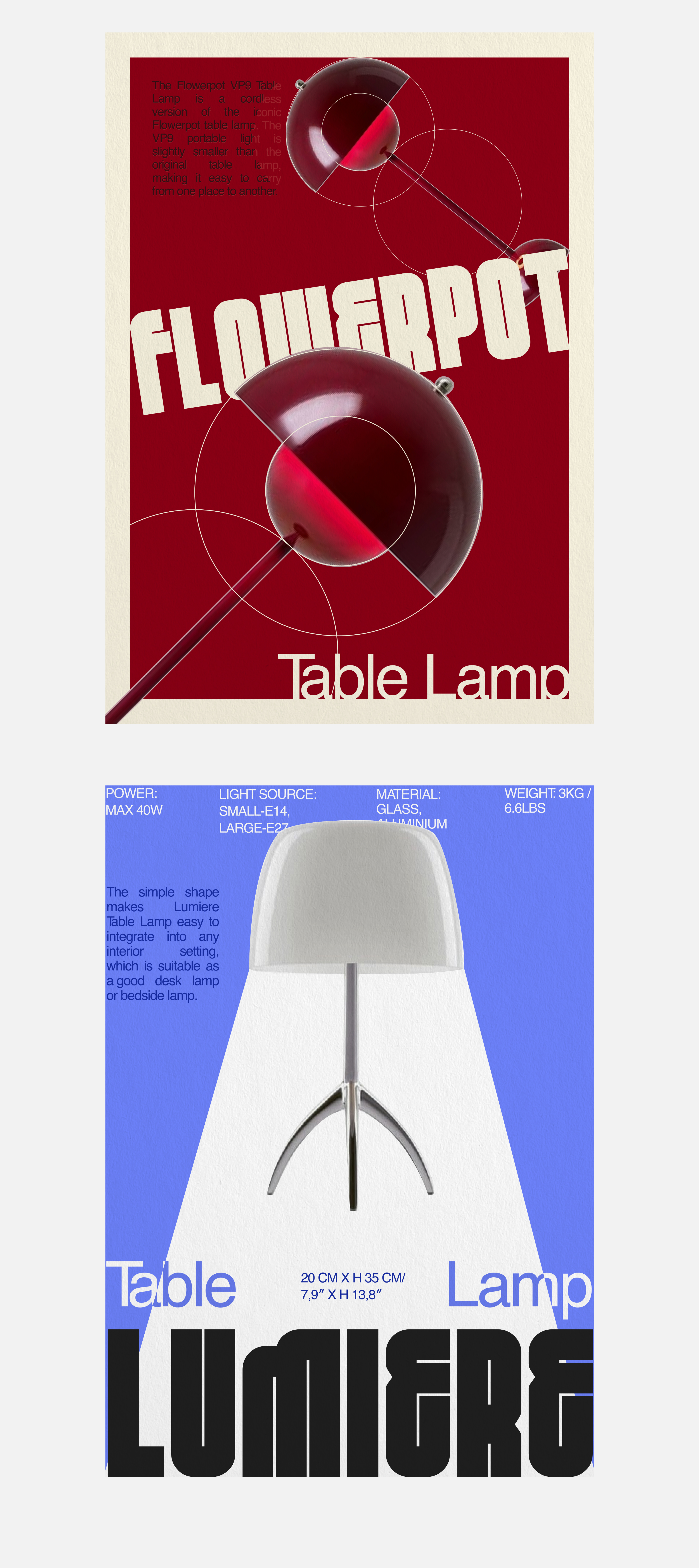 Table lamps//POSTERS COLLECTION — Изображение №4 — Графика на Dprofile