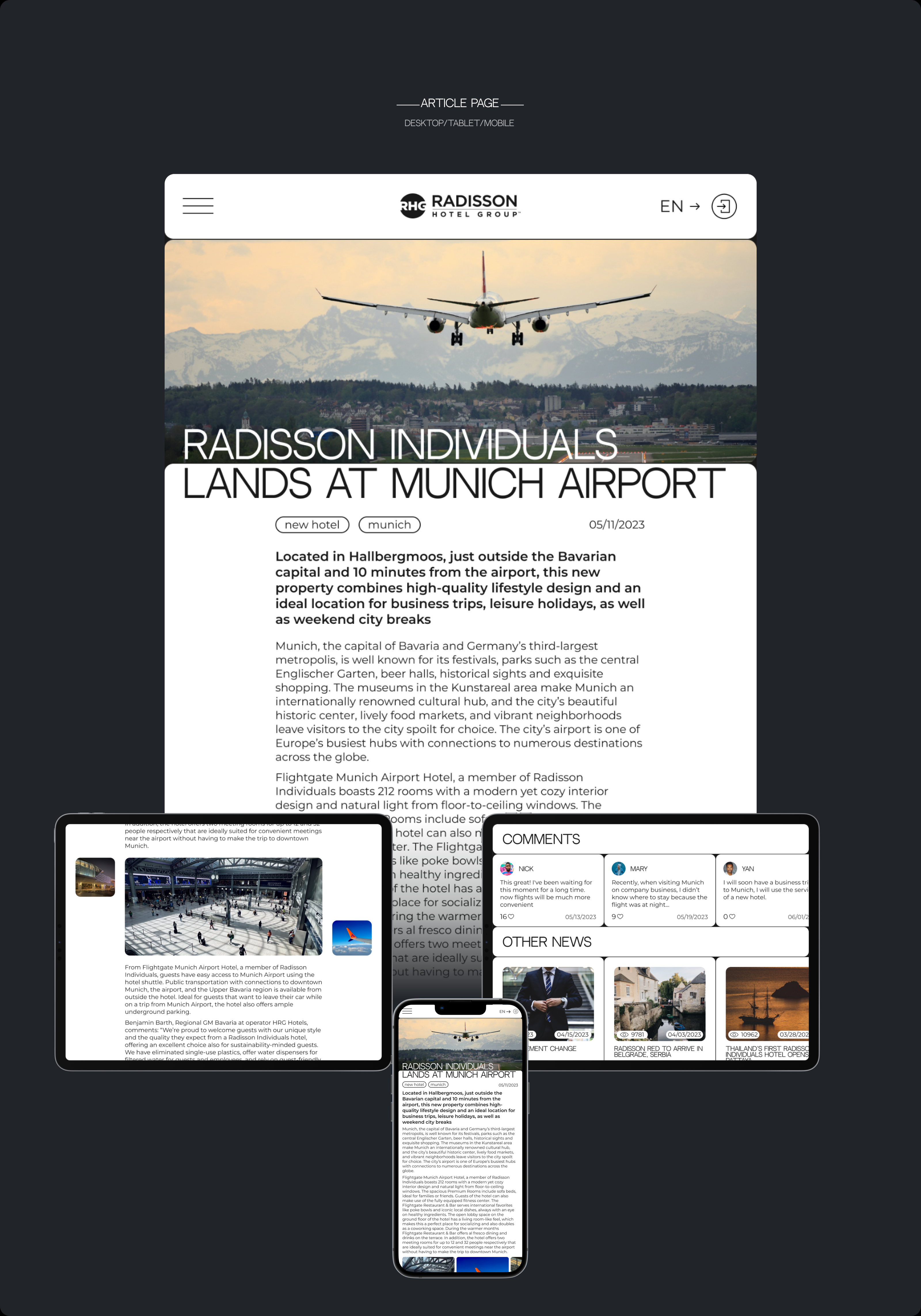 Redesign Concept / Radisson Hotel Group — Изображение №10 — Интерфейсы, Брендинг на Dprofile