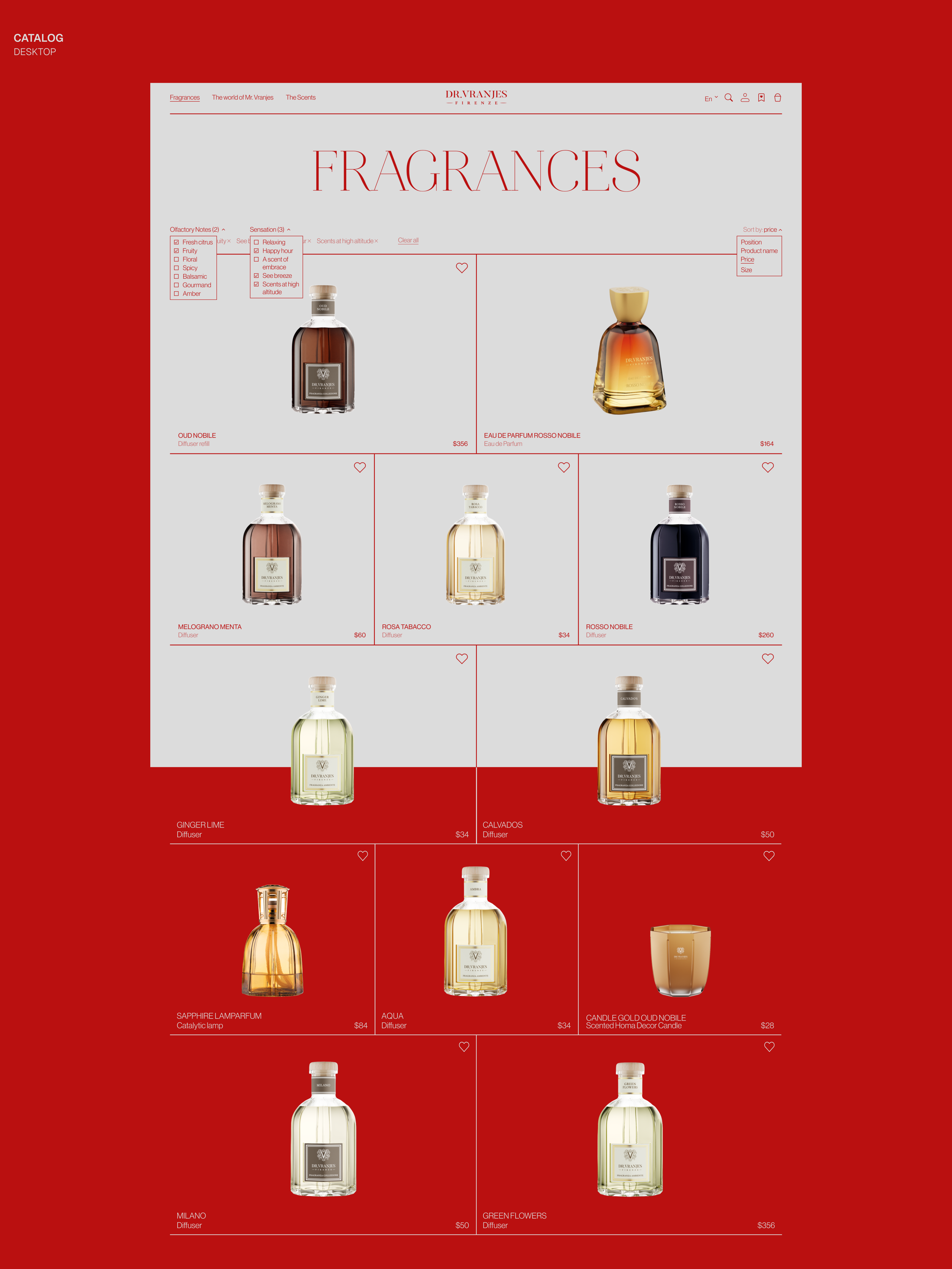 Redesign Concept / Dr. Vranjes Firenze — Изображение №4 — Интерфейсы, Графика на Dprofile