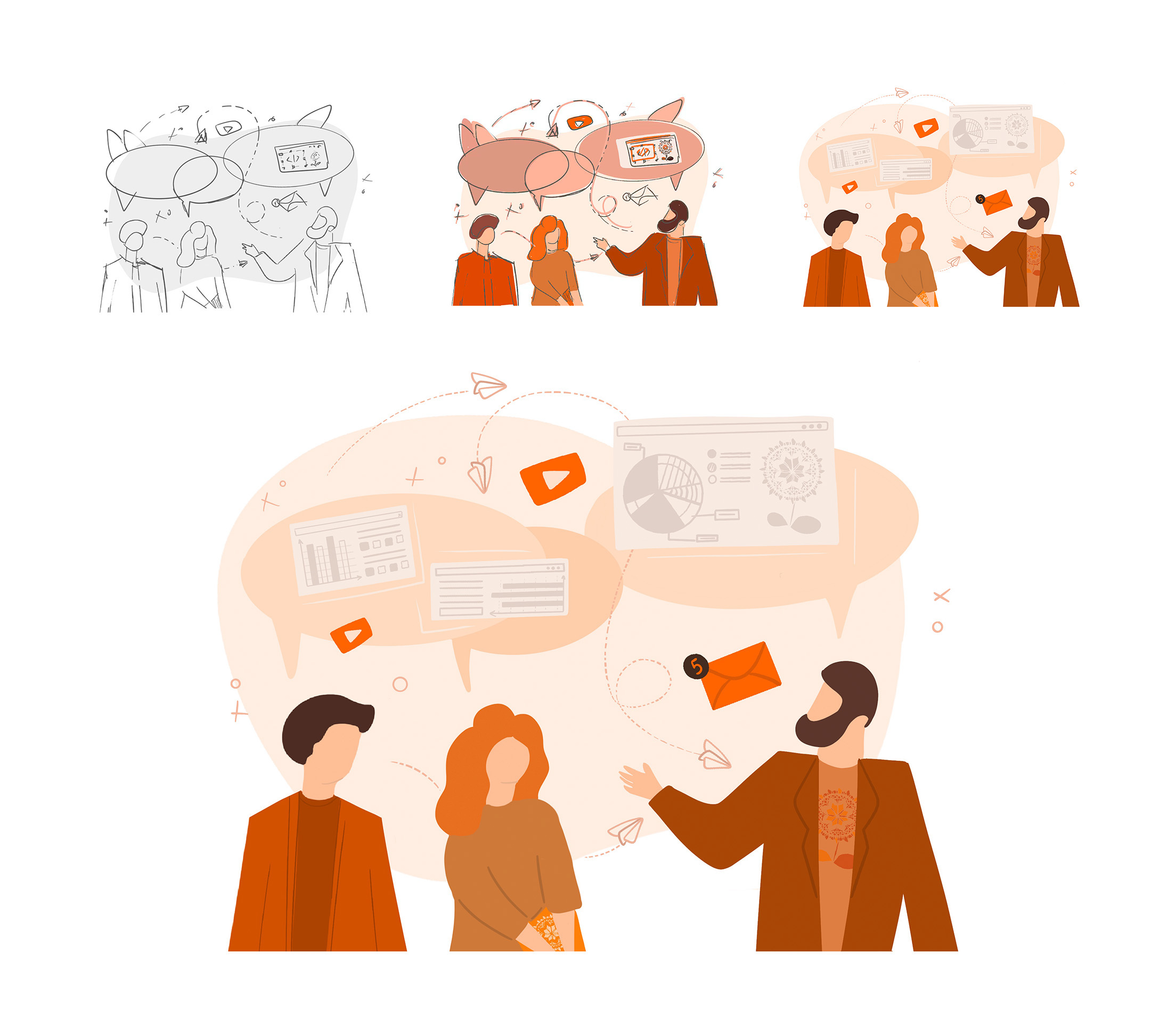SERIES BUSINESS ILLUSTRATION 2022 — Изображение №4 — Брендинг, Иллюстрация на Dprofile