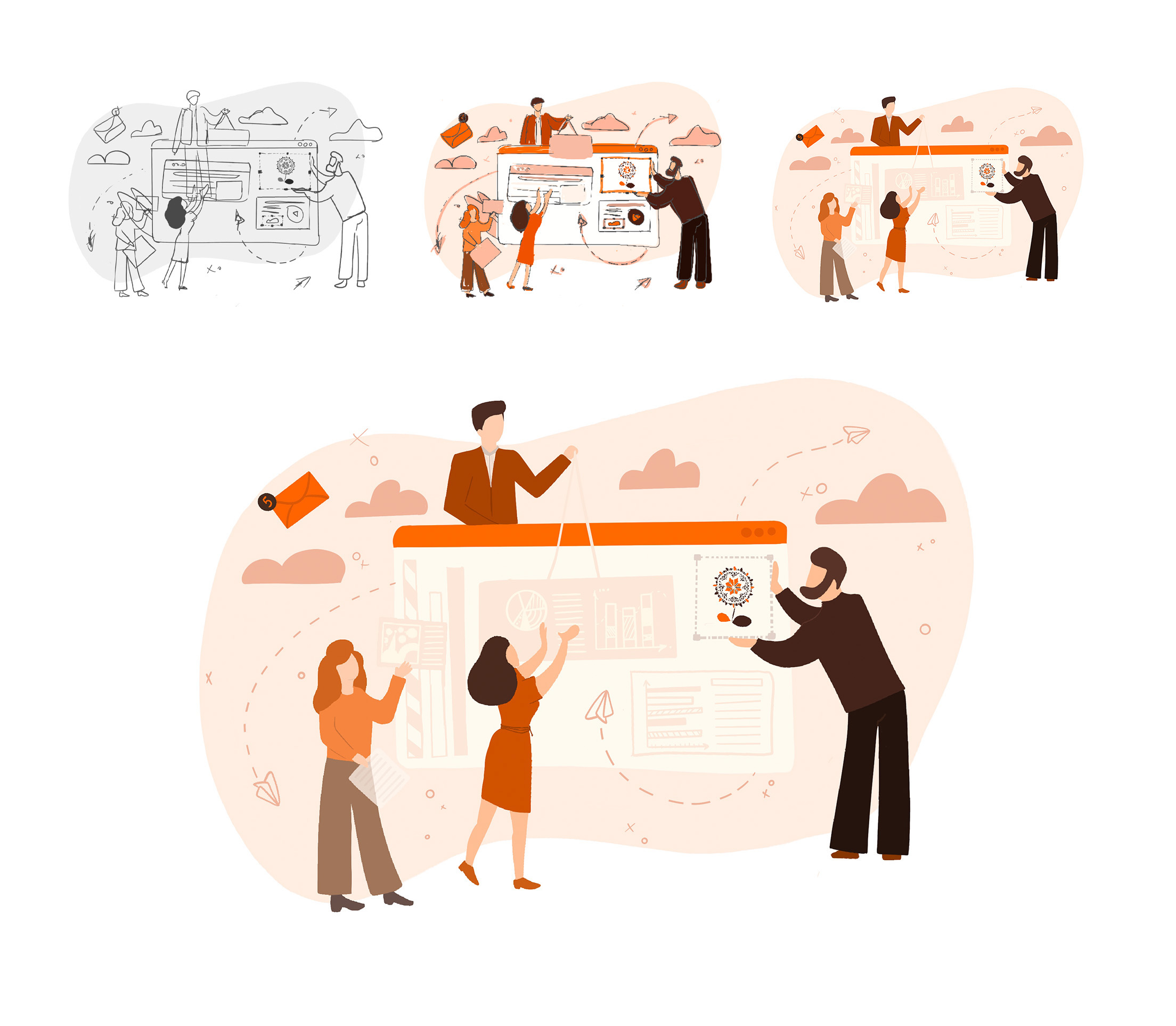 SERIES BUSINESS ILLUSTRATION 2022 — Изображение №3 — Брендинг, Иллюстрация на Dprofile