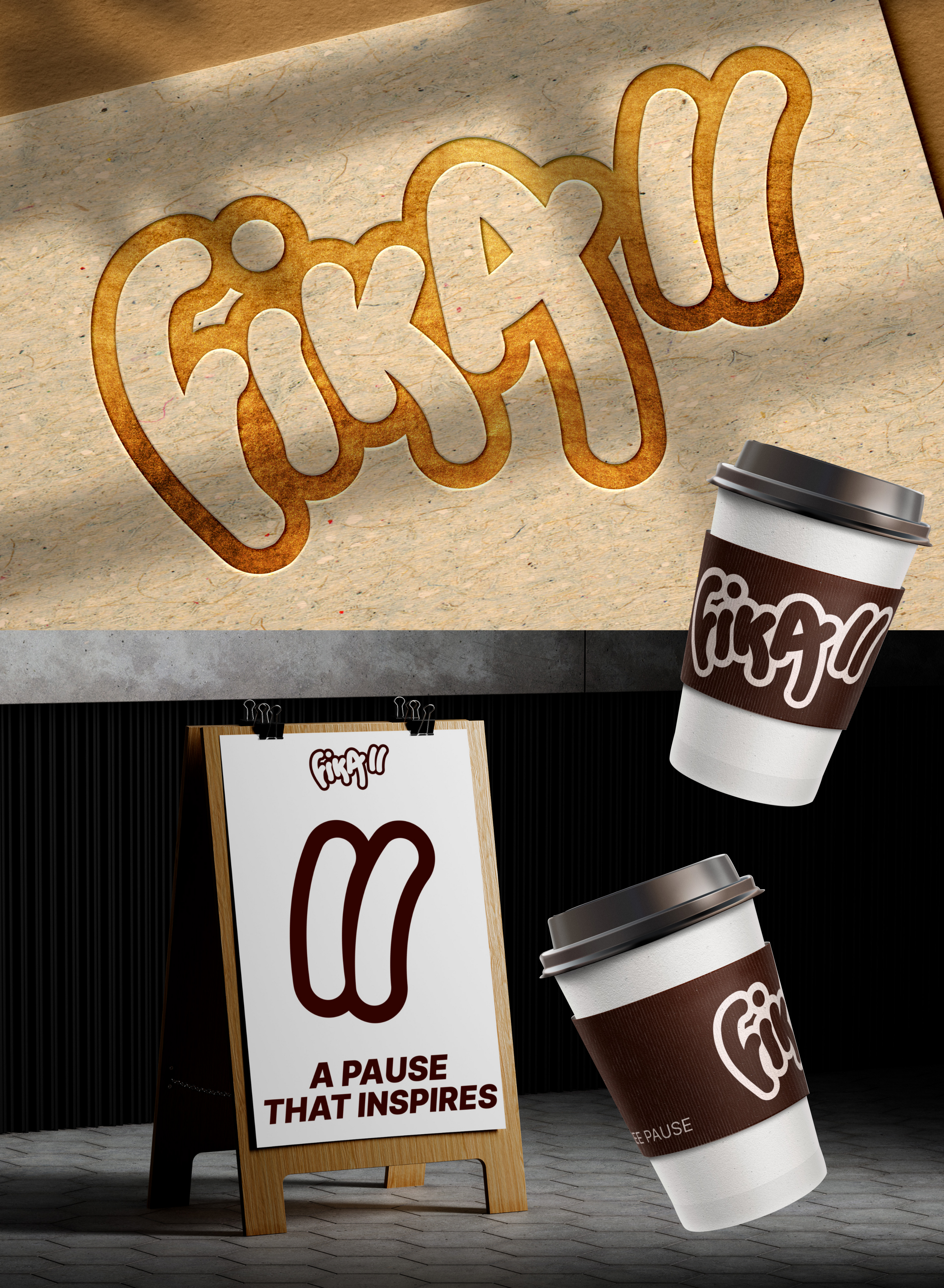 Fika / Coffee / Лого. Упаковка — Изображение №2 — Интерфейсы, Брендинг на Dprofile