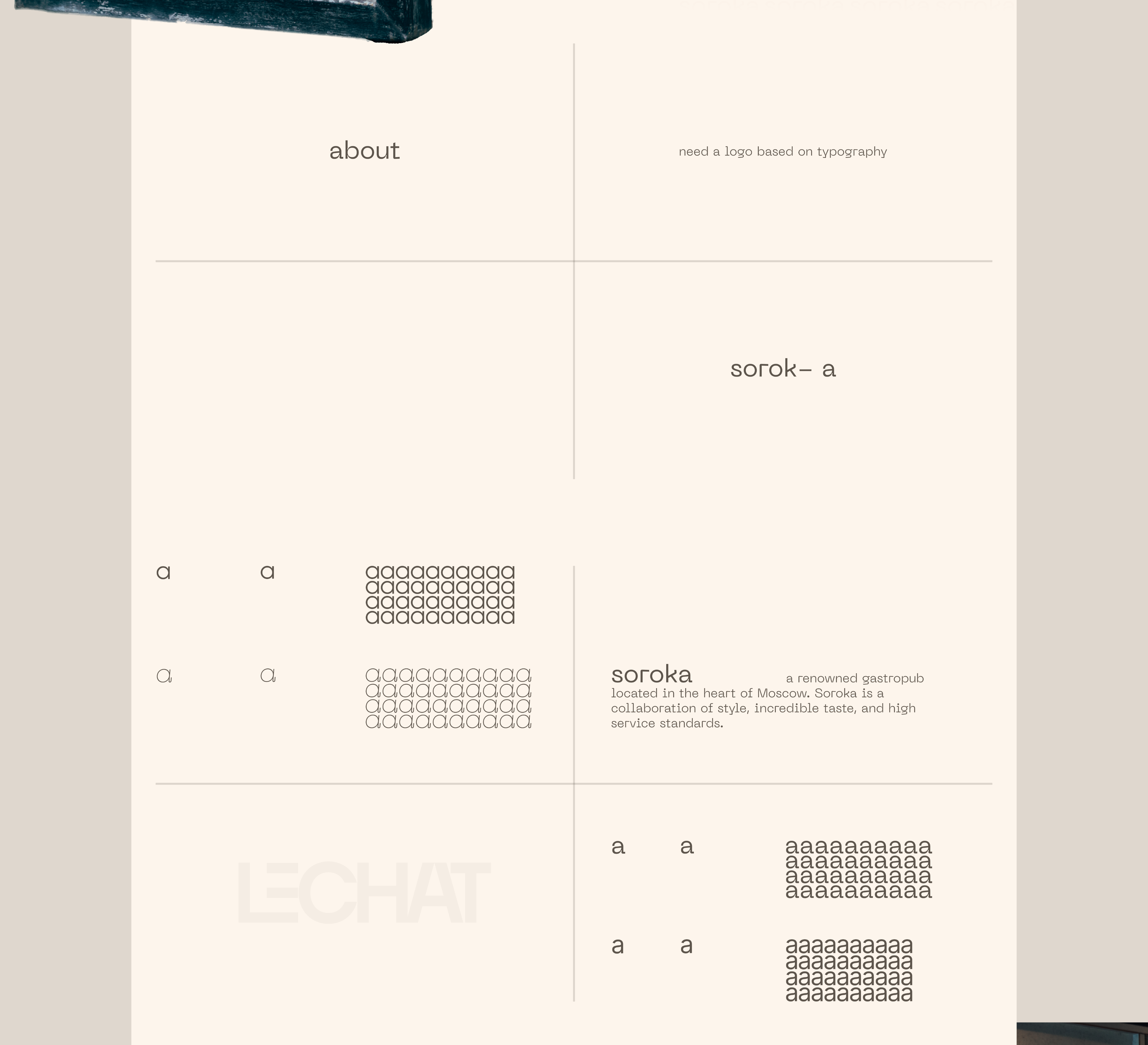soroka [logo/mockups] — Изображение №3 — Брендинг на Dprofile