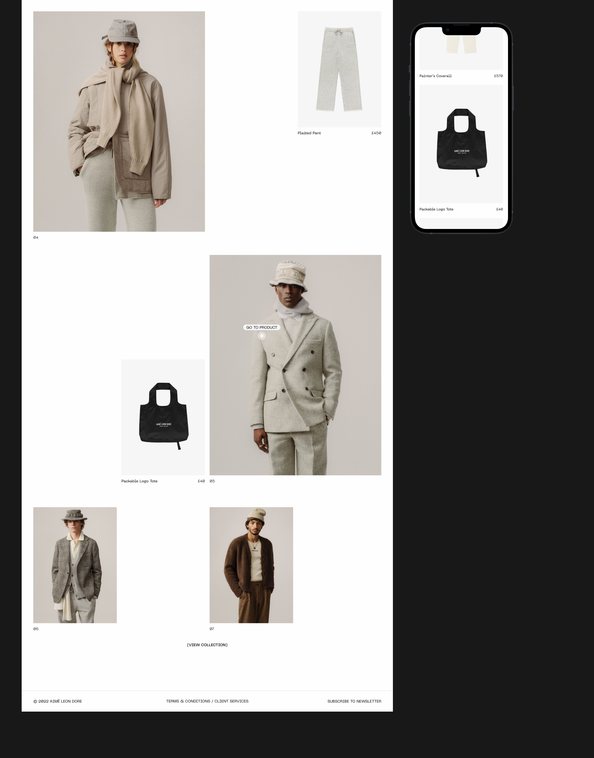Aimé Leon Dore — Website — Изображение №11 — Интерфейсы на Dprofile