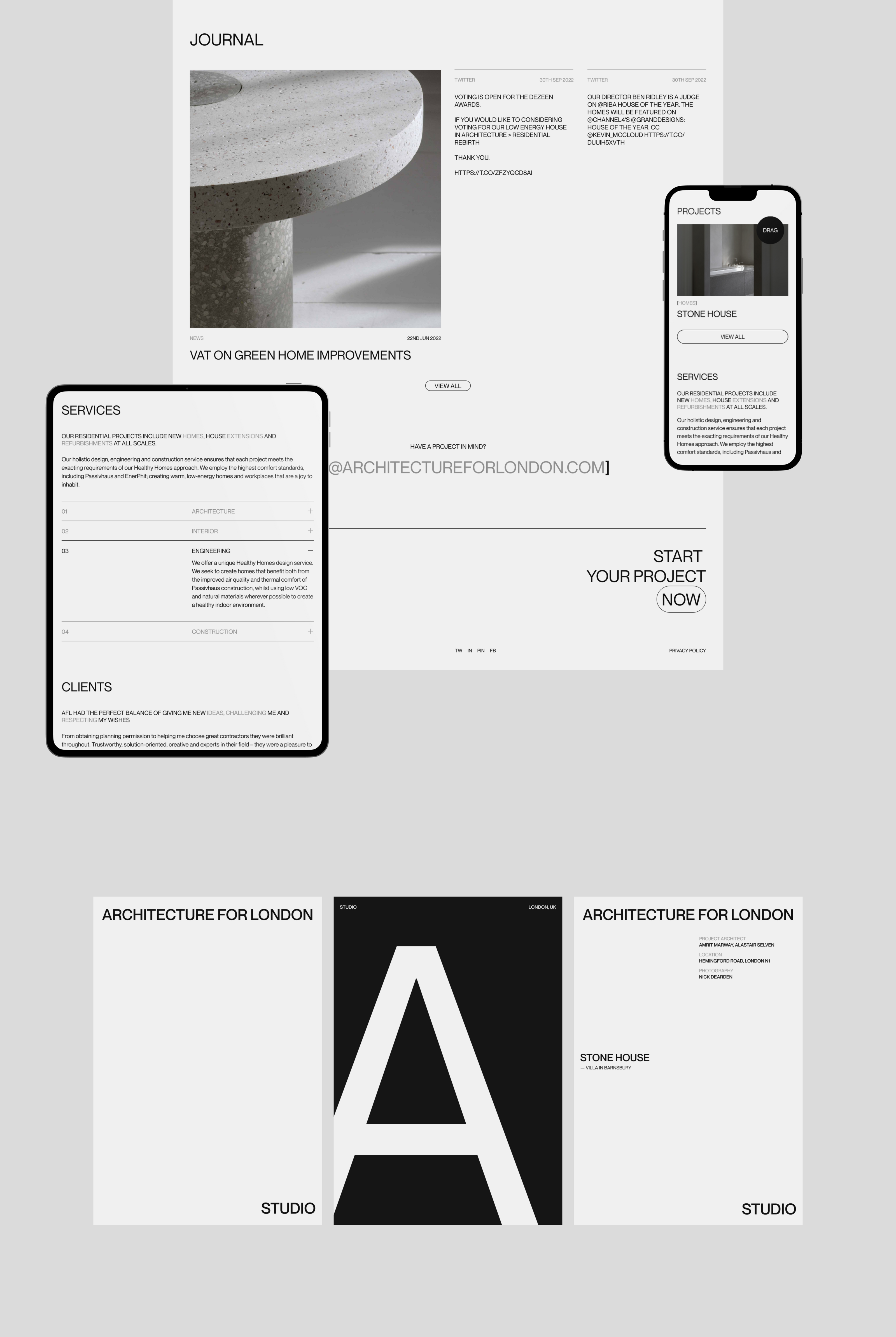 Architecture for London — Corporate Website — Изображение №3 — Интерфейсы на Dprofile