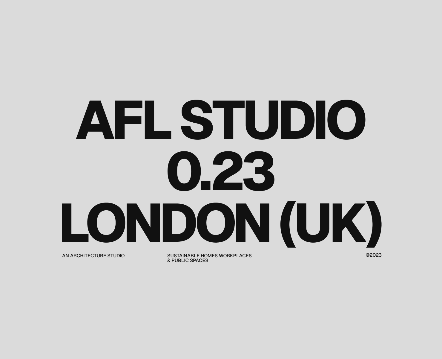 Architecture for London — Corporate Website на Dprofile