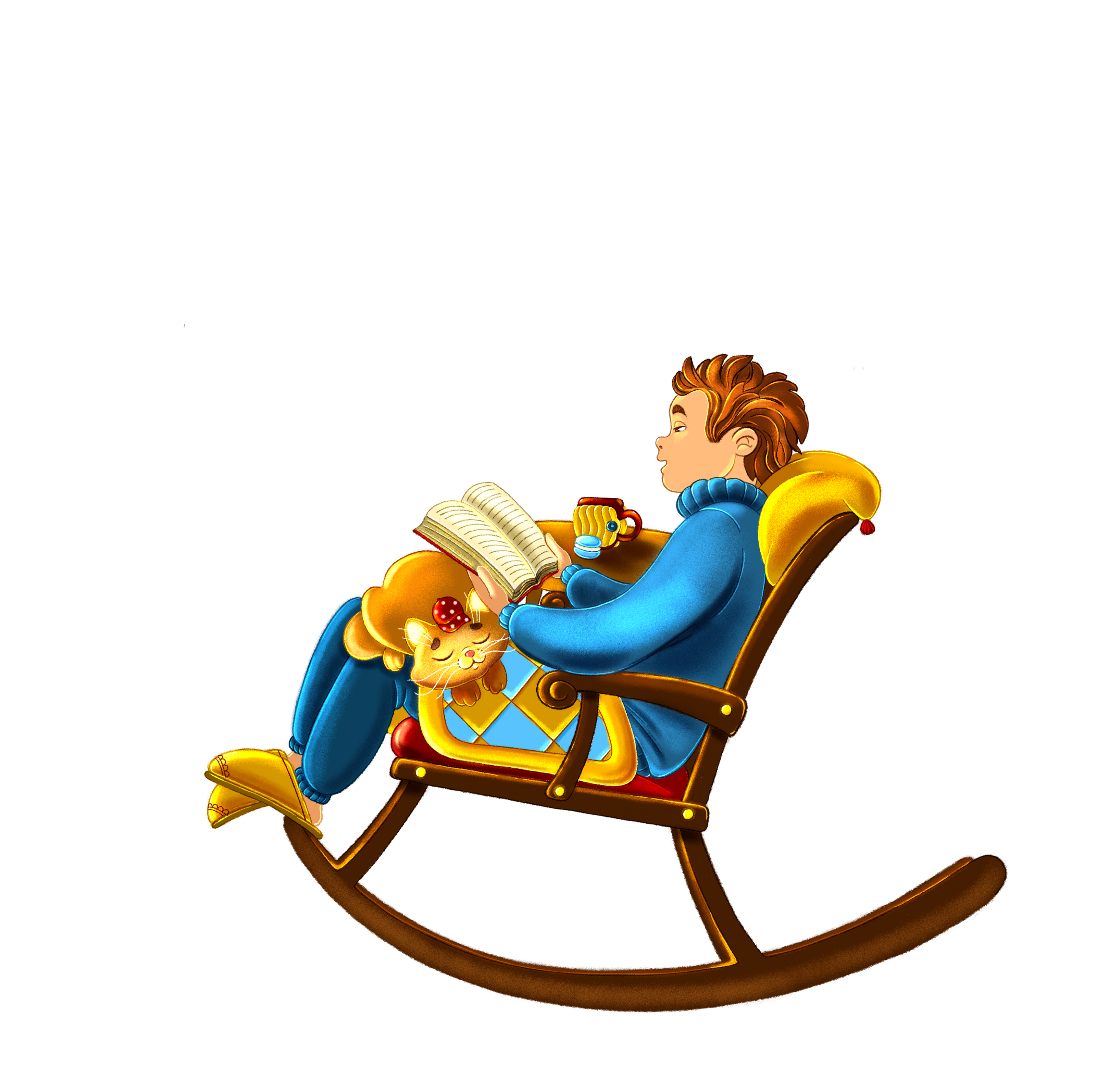 Рыжий кот по имени Матрос — Изображение №8 — Иллюстрация, Графика на Dprofile