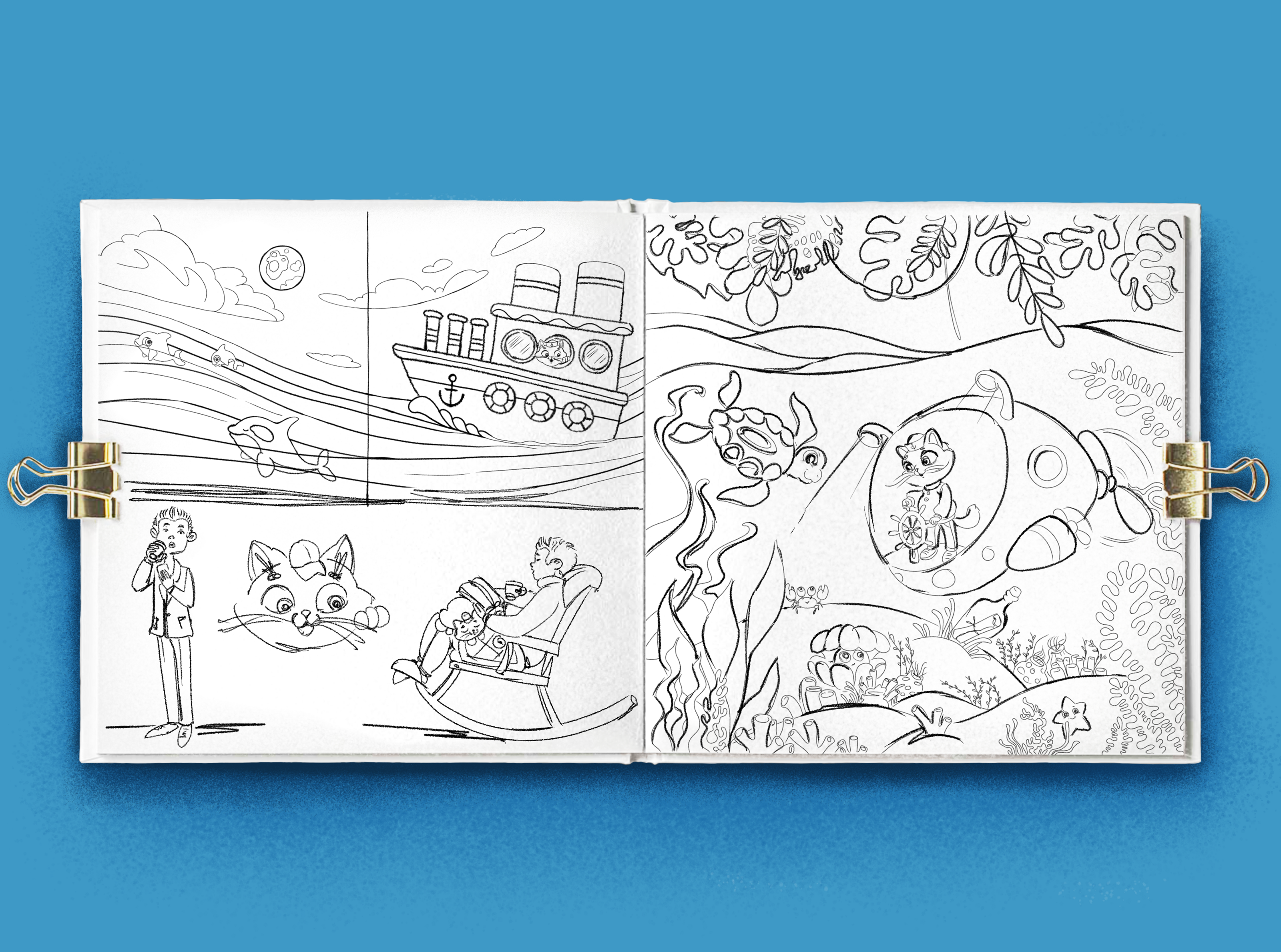 Рыжий кот по имени Матрос — Изображение №5 — Иллюстрация, Графика на Dprofile