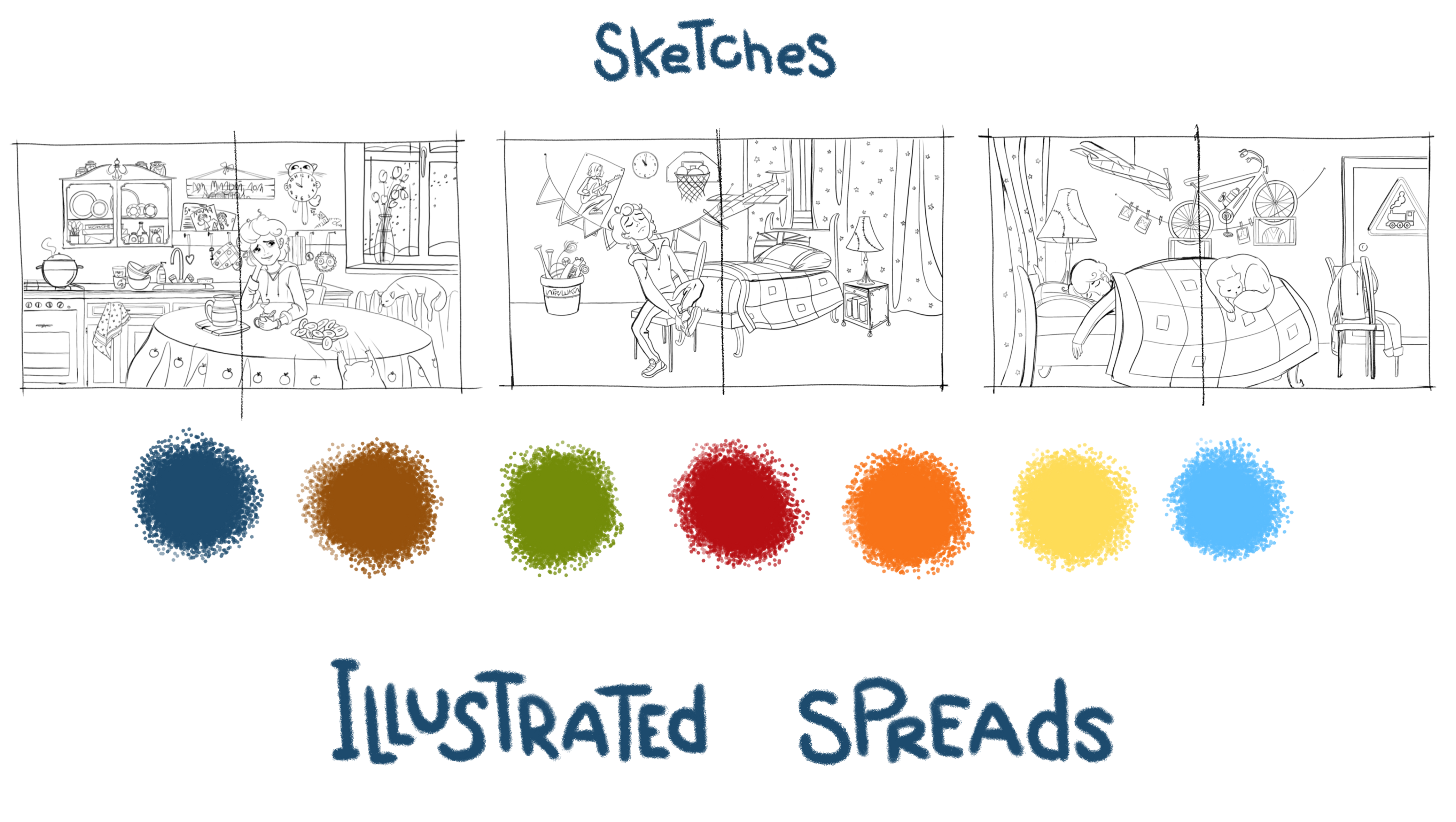 Мальчик, который не хотел спать. — Изображение №3 — Иллюстрация, Графика на Dprofile