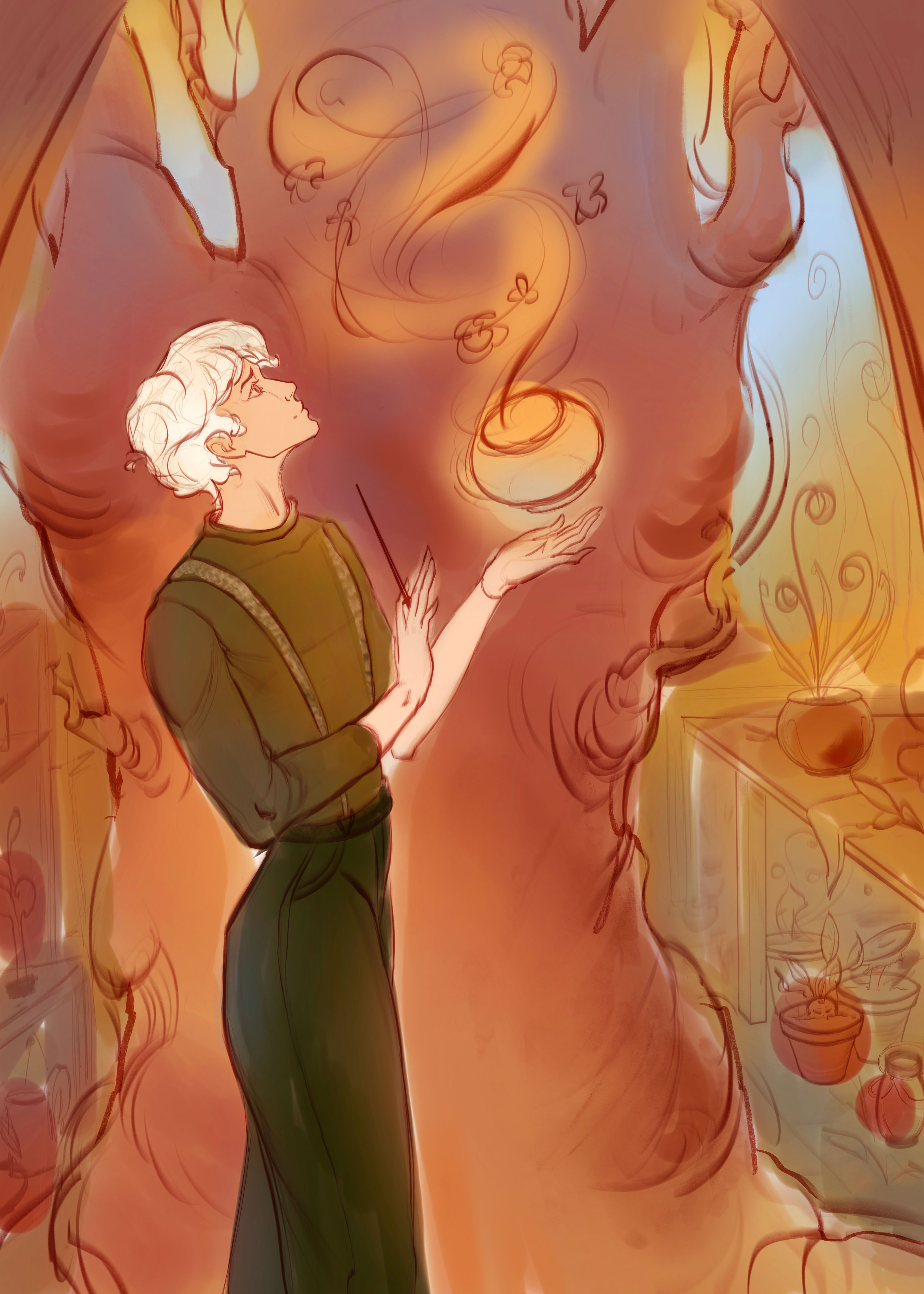 ИЛЛЮСТРАЦИИ. ГАРРИ ПОТТЕР. ДРАКО МАЛФОЙ — Изображение №3 — Иллюстрация на Dprofile