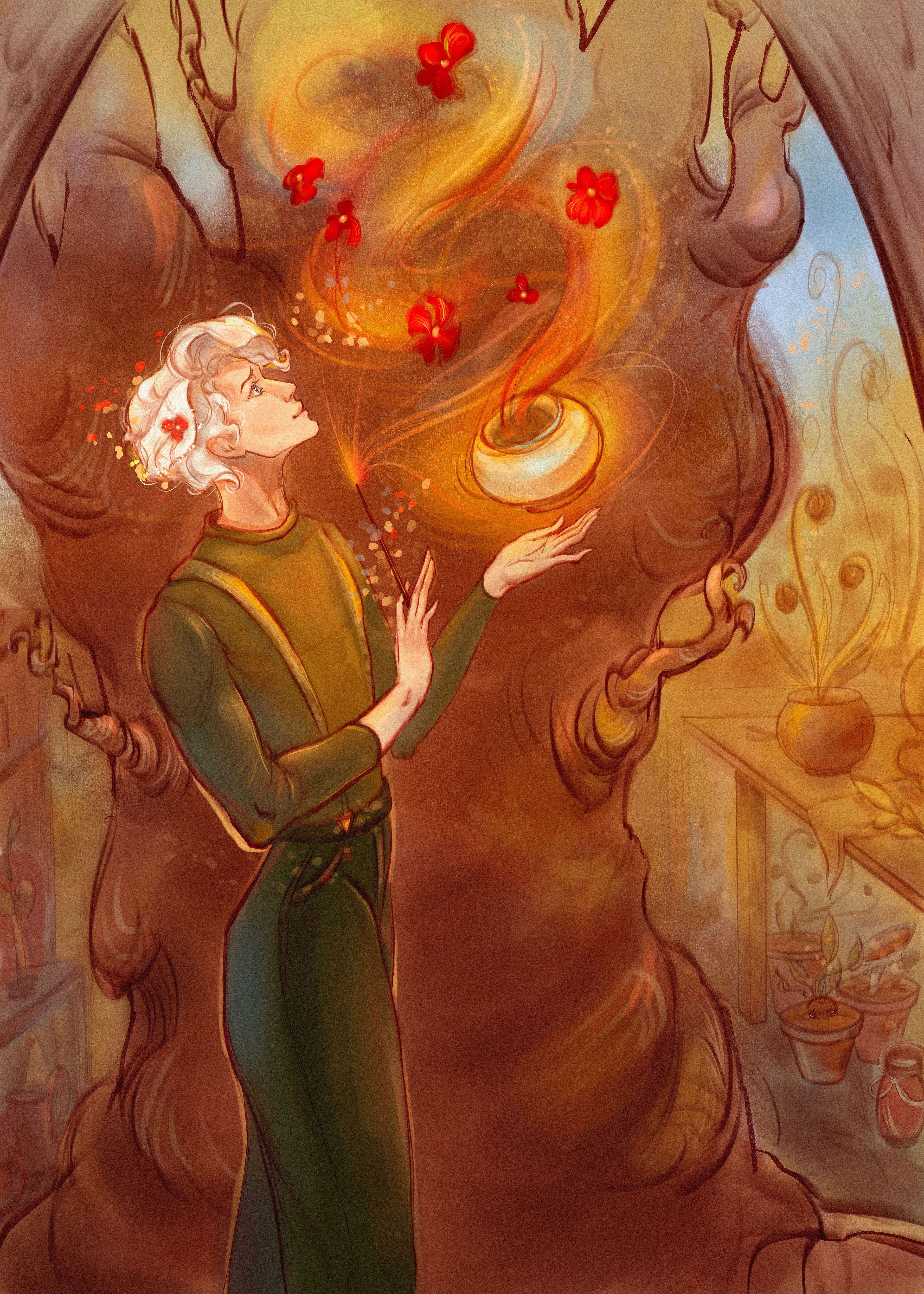 ИЛЛЮСТРАЦИИ. ГАРРИ ПОТТЕР. ДРАКО МАЛФОЙ — Изображение №4 — Иллюстрация на Dprofile