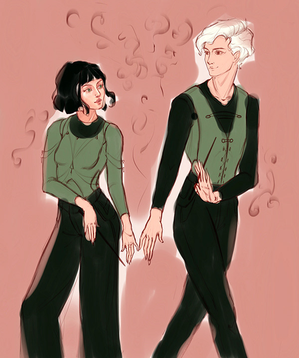 ИЛЛЮСТРАЦИИ. ГАРРИ ПОТТЕР. ДРАКО МАЛФОЙ — Изображение №9 — Иллюстрация на Dprofile