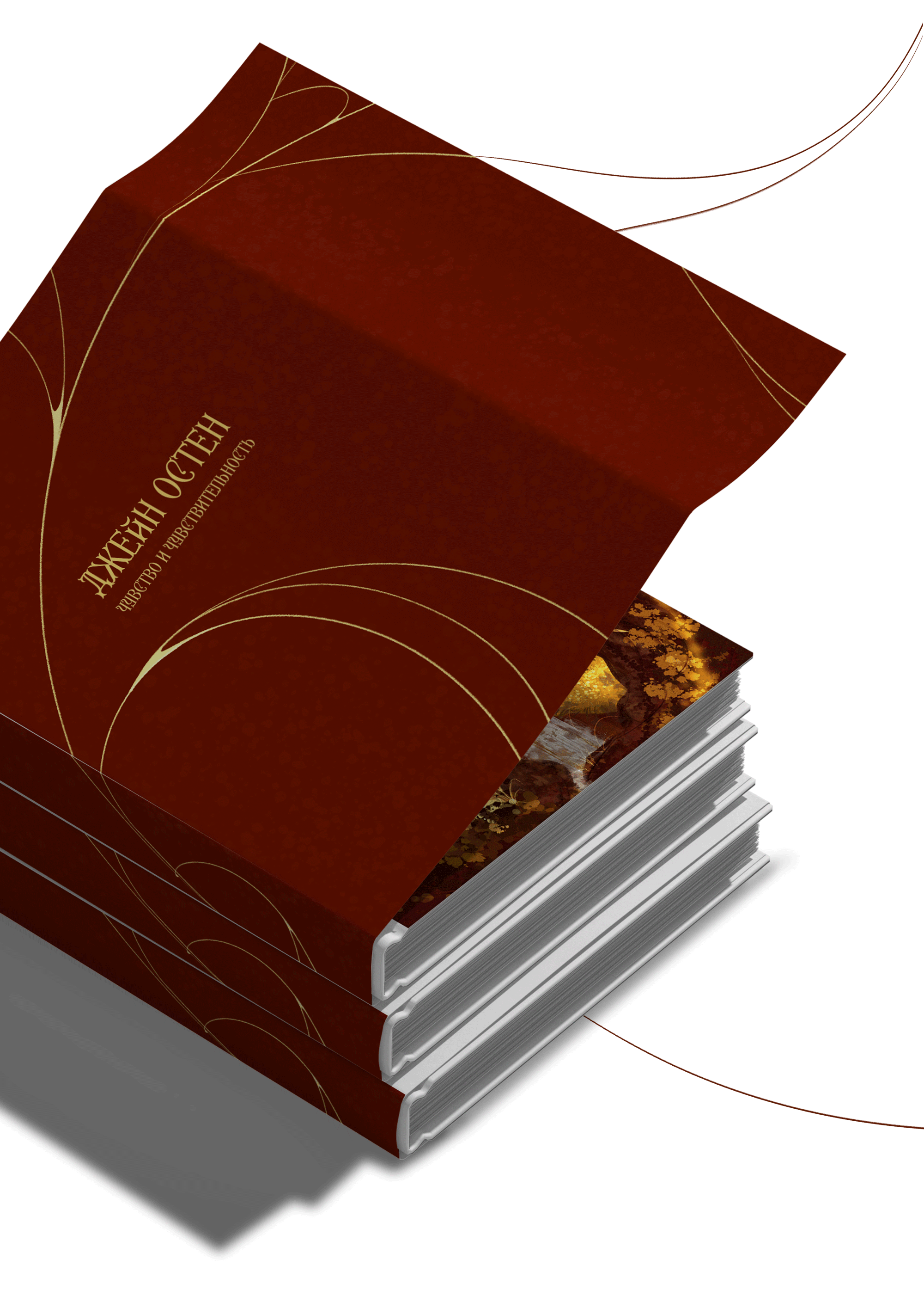 Book cover illustrations and lettering. Jane Austen — Изображение №12 — Иллюстрация, Графика на Dprofile