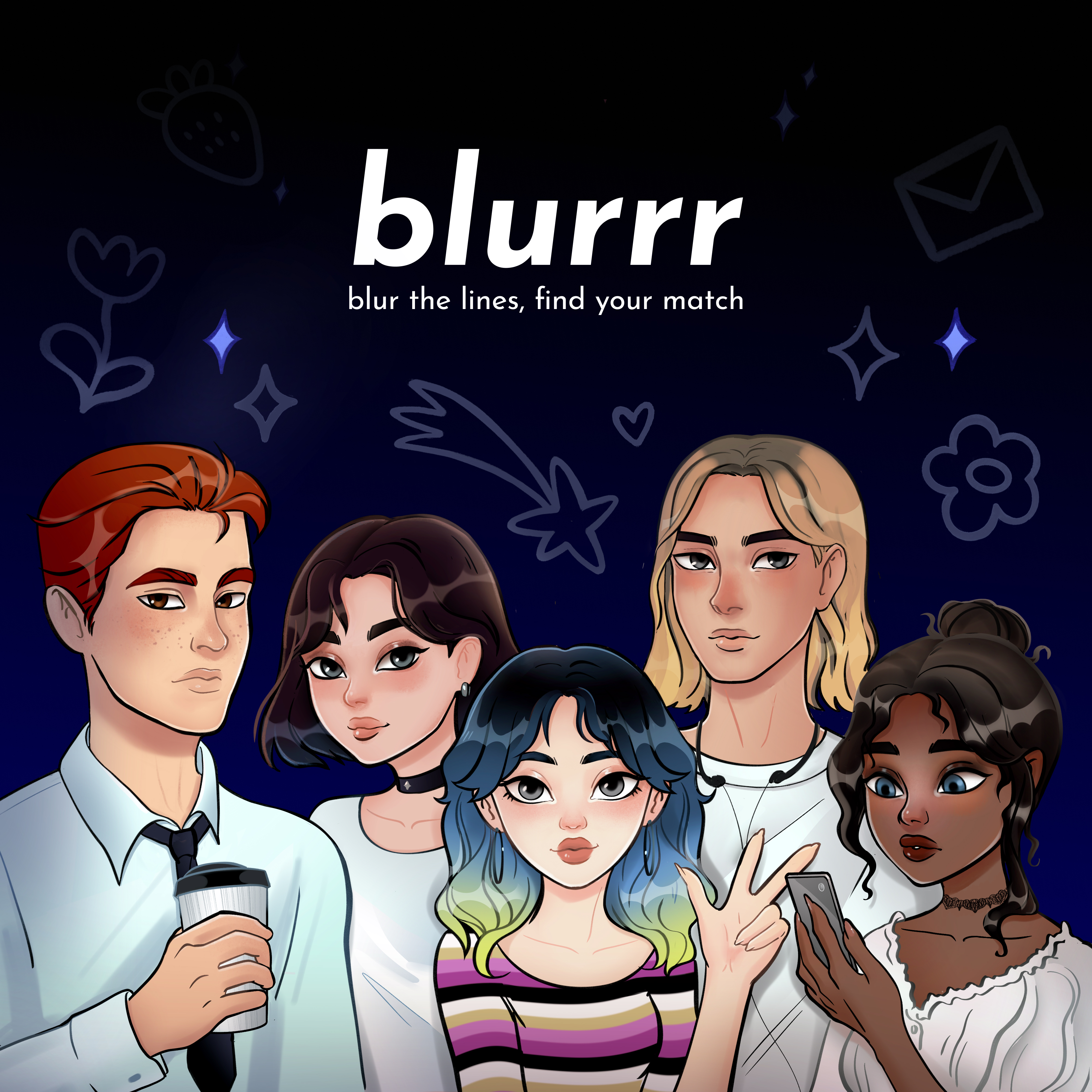 Иллюстрации для дейтинг приложения — Изображение №1 — Иллюстрация на Dprofile