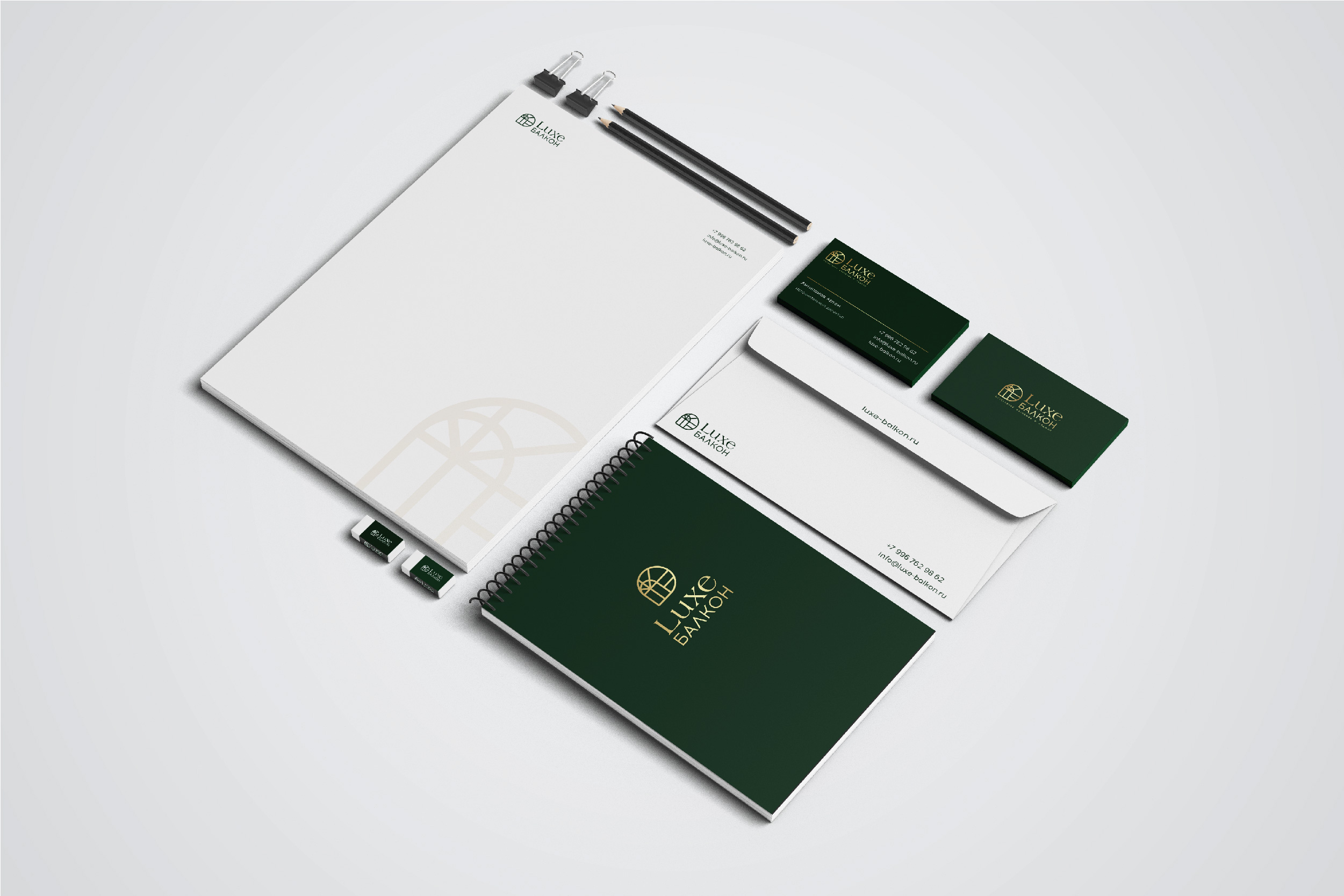 LuxeБалкон - Brand Identity Design — Изображение №10 — Брендинг, Графика на Dprofile
