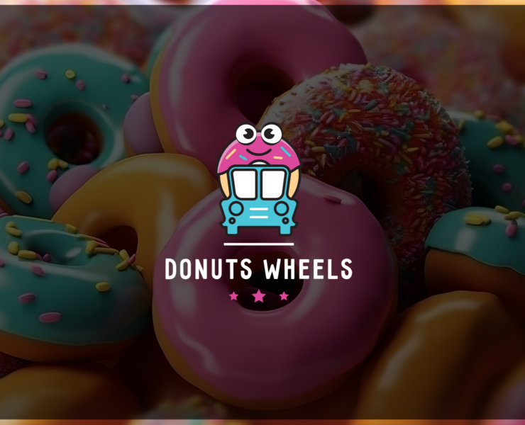 Logo design | "Donuts Wheels" identity | Дизайн логотип — Брендинг, Иллюстрация на Dprofile