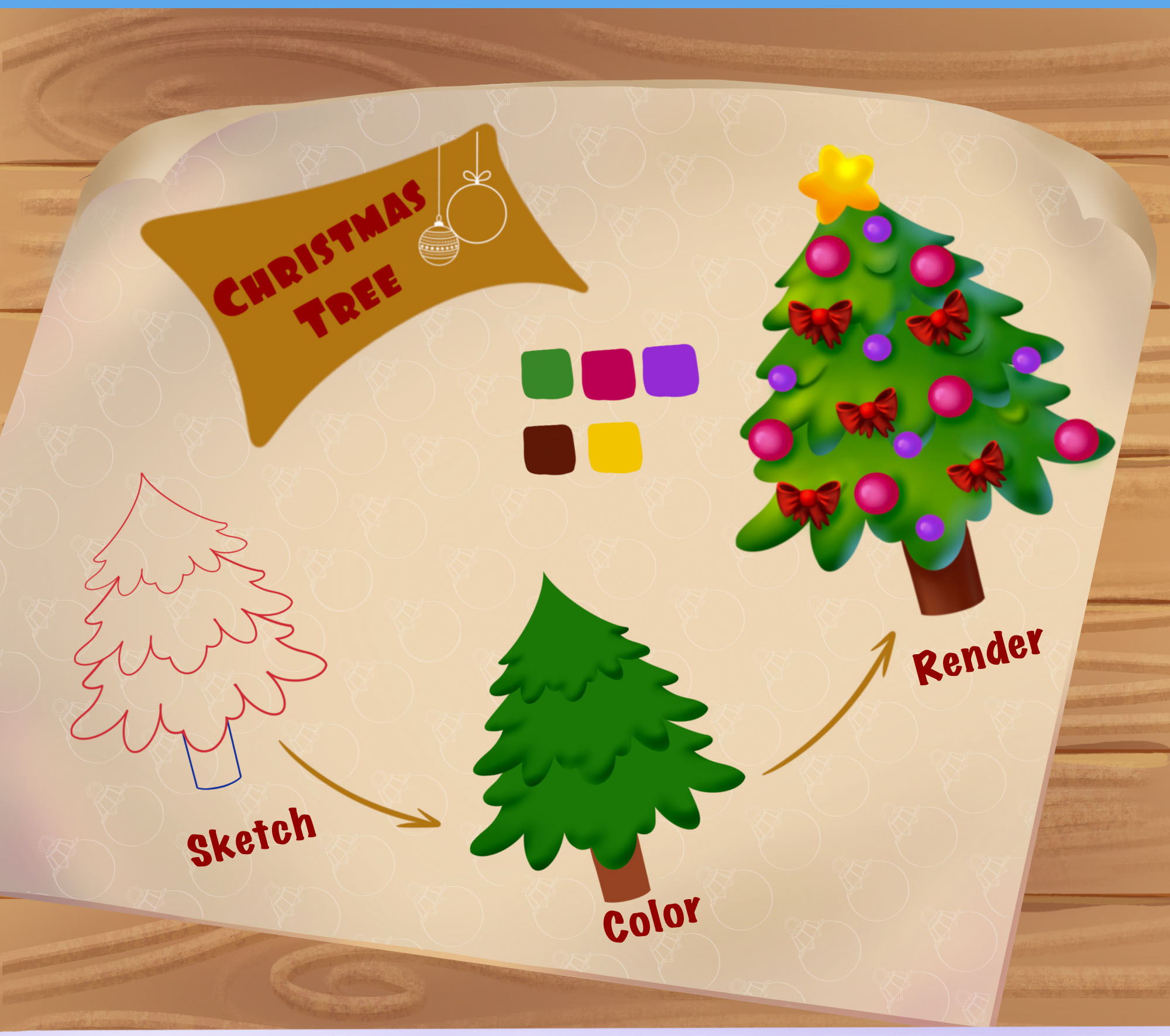 Christmas icons for mobile game — Изображение №7 — Интерфейсы, Иллюстрация на Dprofile