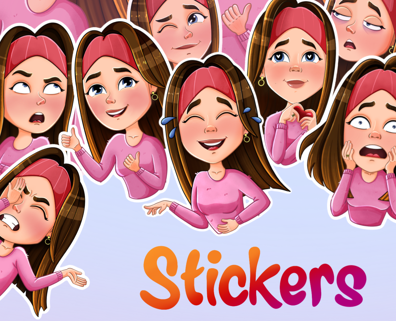 Стикерпак для телеграма — Брендинг, Иллюстрация на Dprofile