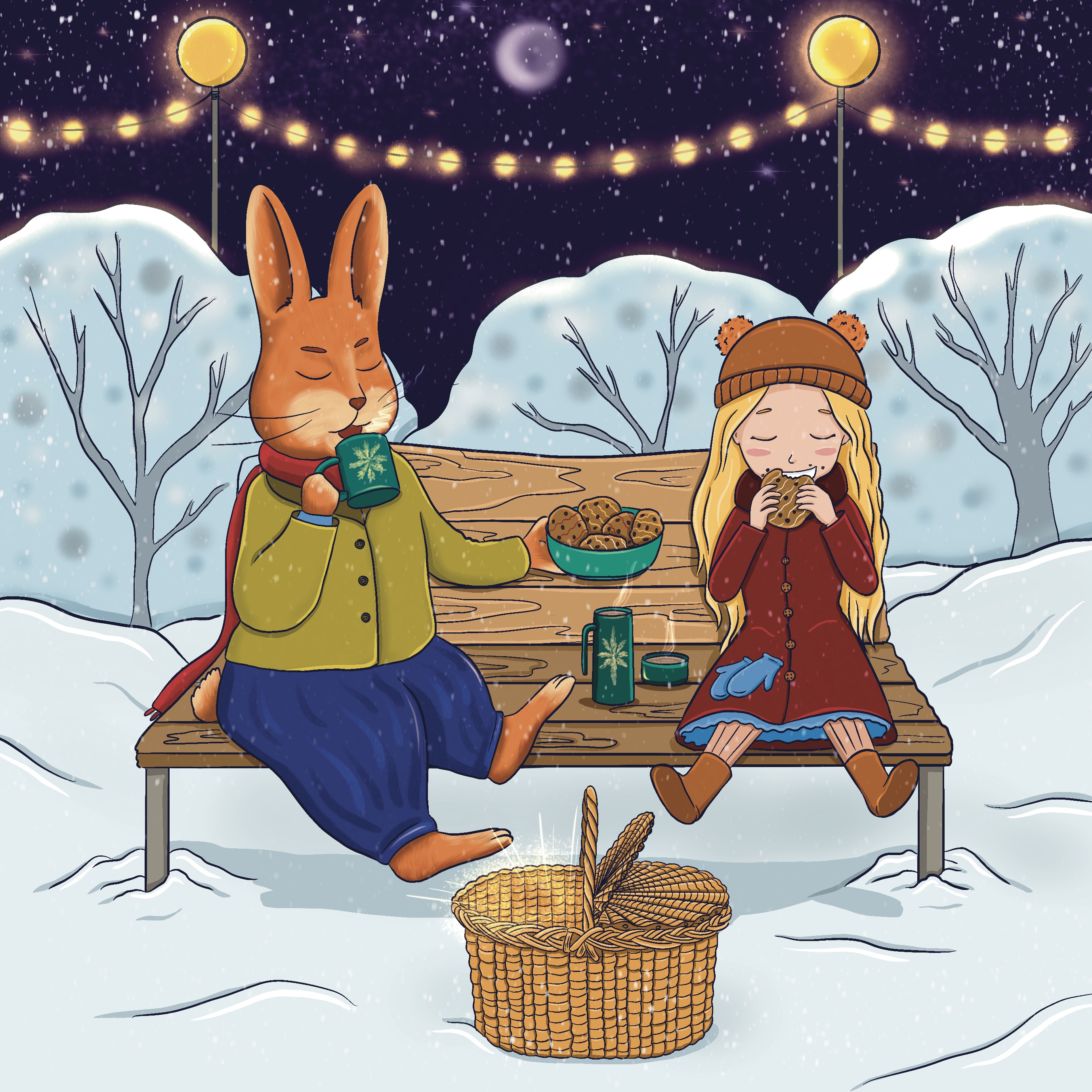 Новогодние иллюстрации для книги — Изображение №8 — Иллюстрация, Графика на Dprofile