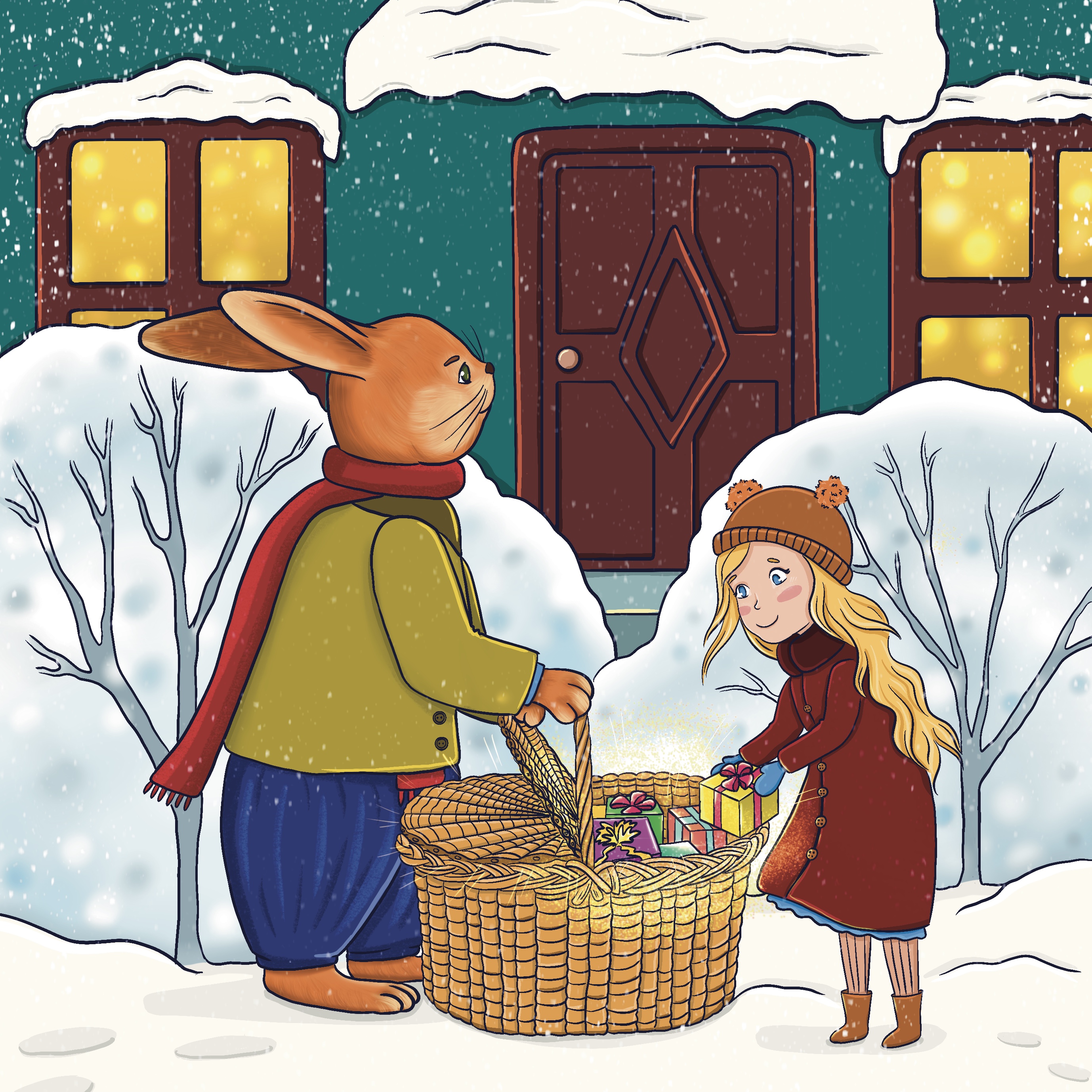 Новогодние иллюстрации для книги — Изображение №4 — Иллюстрация, Графика на Dprofile
