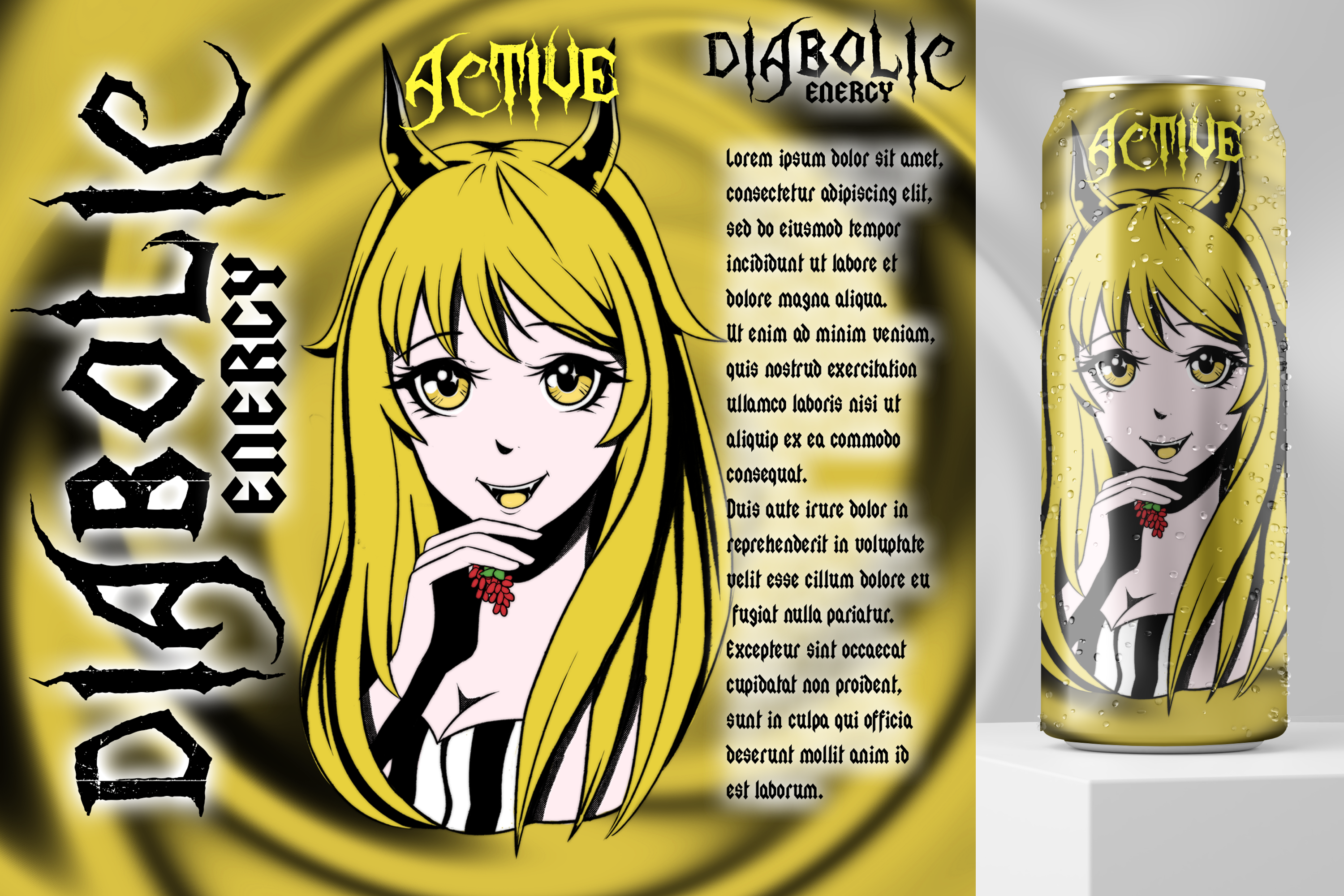 Energy Drink Design Concept — Изображение №7 — Брендинг, Иллюстрация на Dprofile