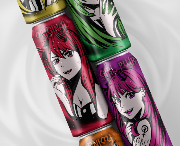 Energy Drink Design Concept на Dprofile