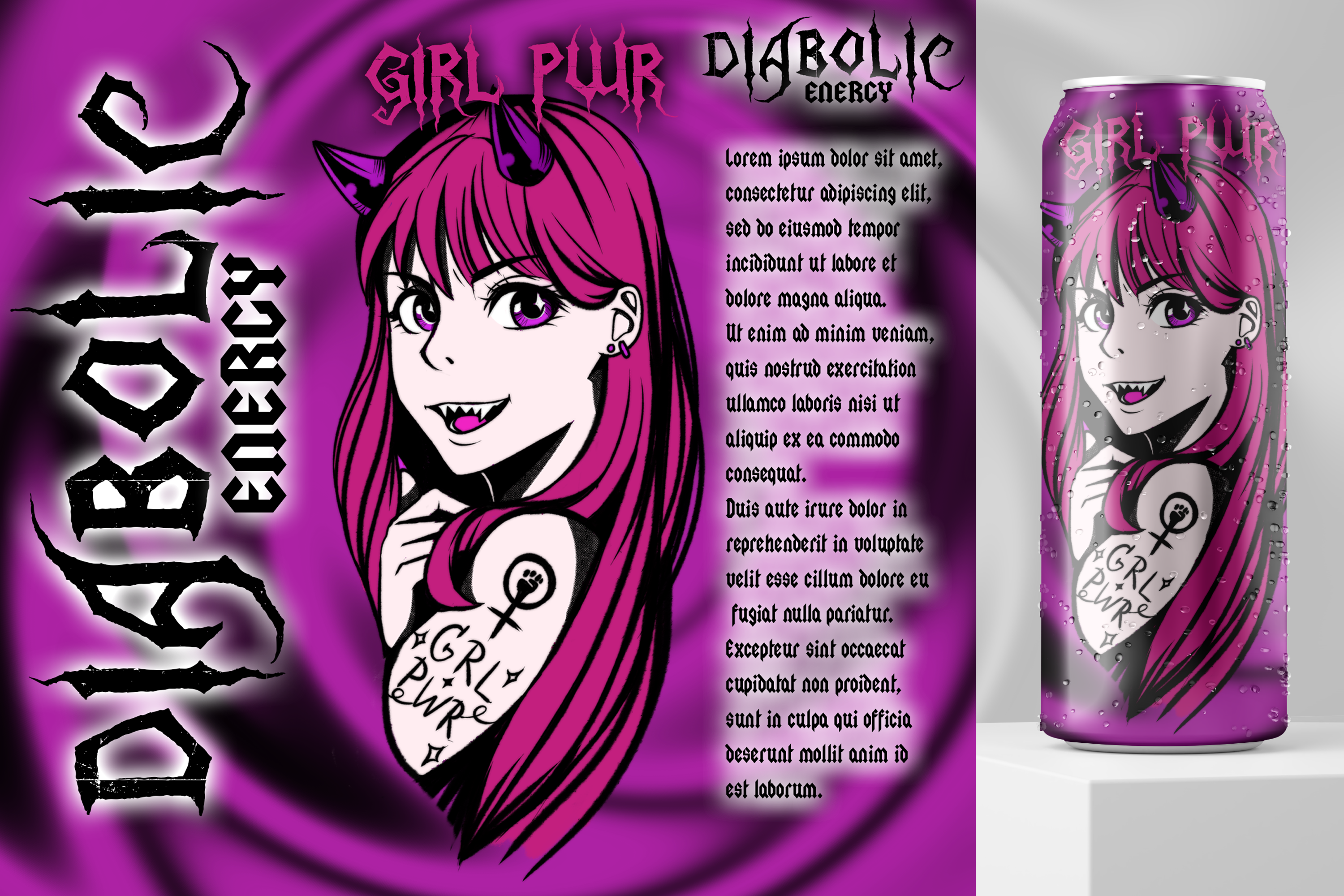 Energy Drink Design Concept — Изображение №5 — Брендинг, Иллюстрация на Dprofile
