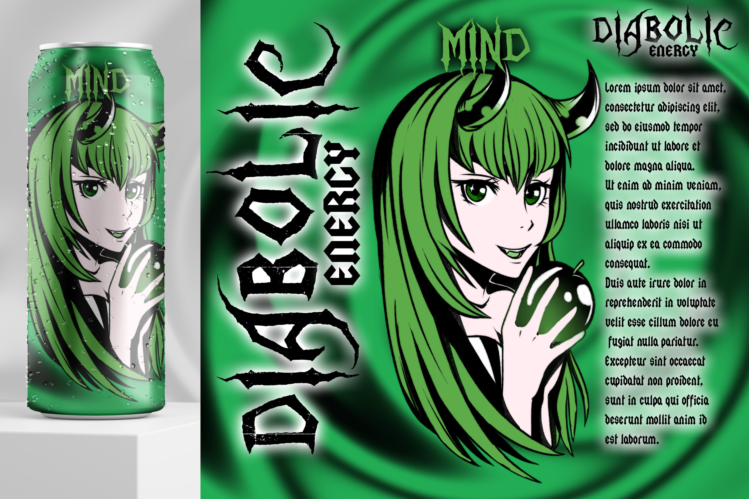 Energy Drink Design Concept — Изображение №6 — Брендинг, Иллюстрация на Dprofile