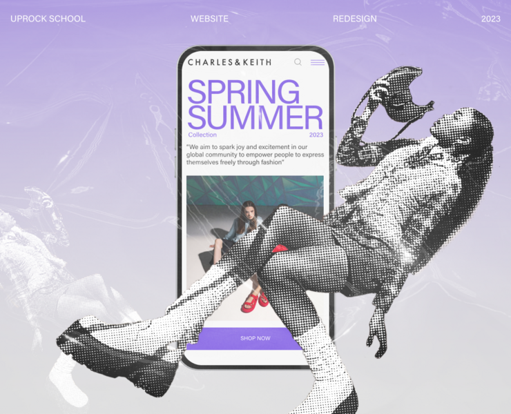 Charles&Keith {redesign concept} на Dprofile