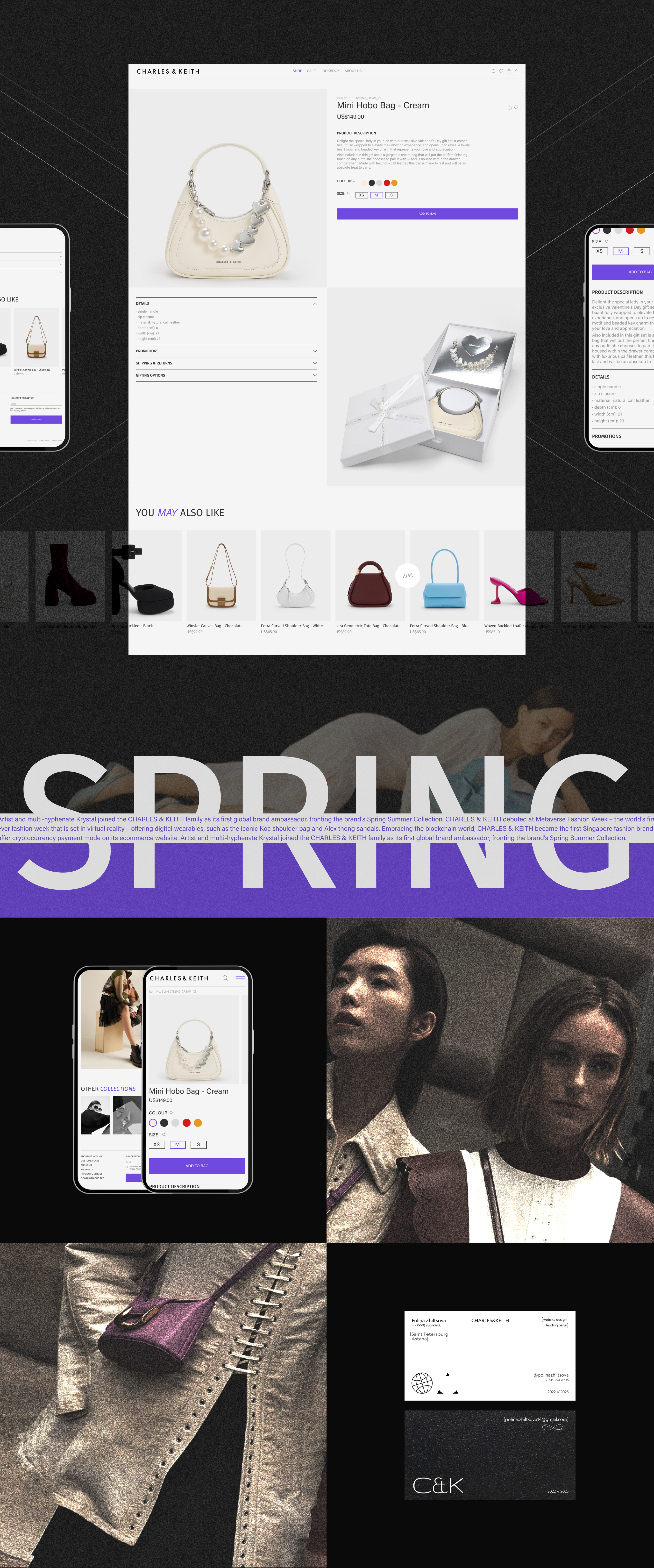 Charles&Keith {redesign concept} — Изображение №7 — Интерфейсы на Dprofile