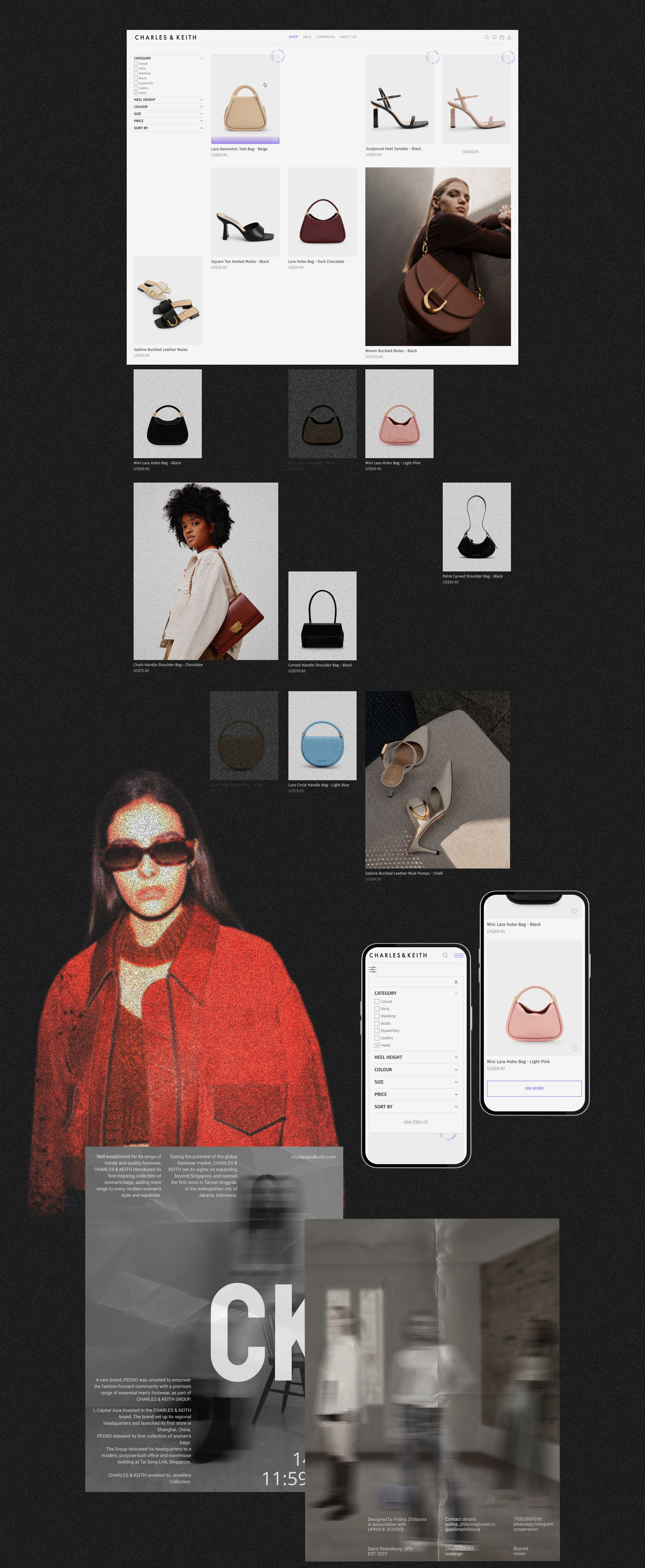 Charles&Keith {redesign concept} — Изображение №6 — Интерфейсы на Dprofile