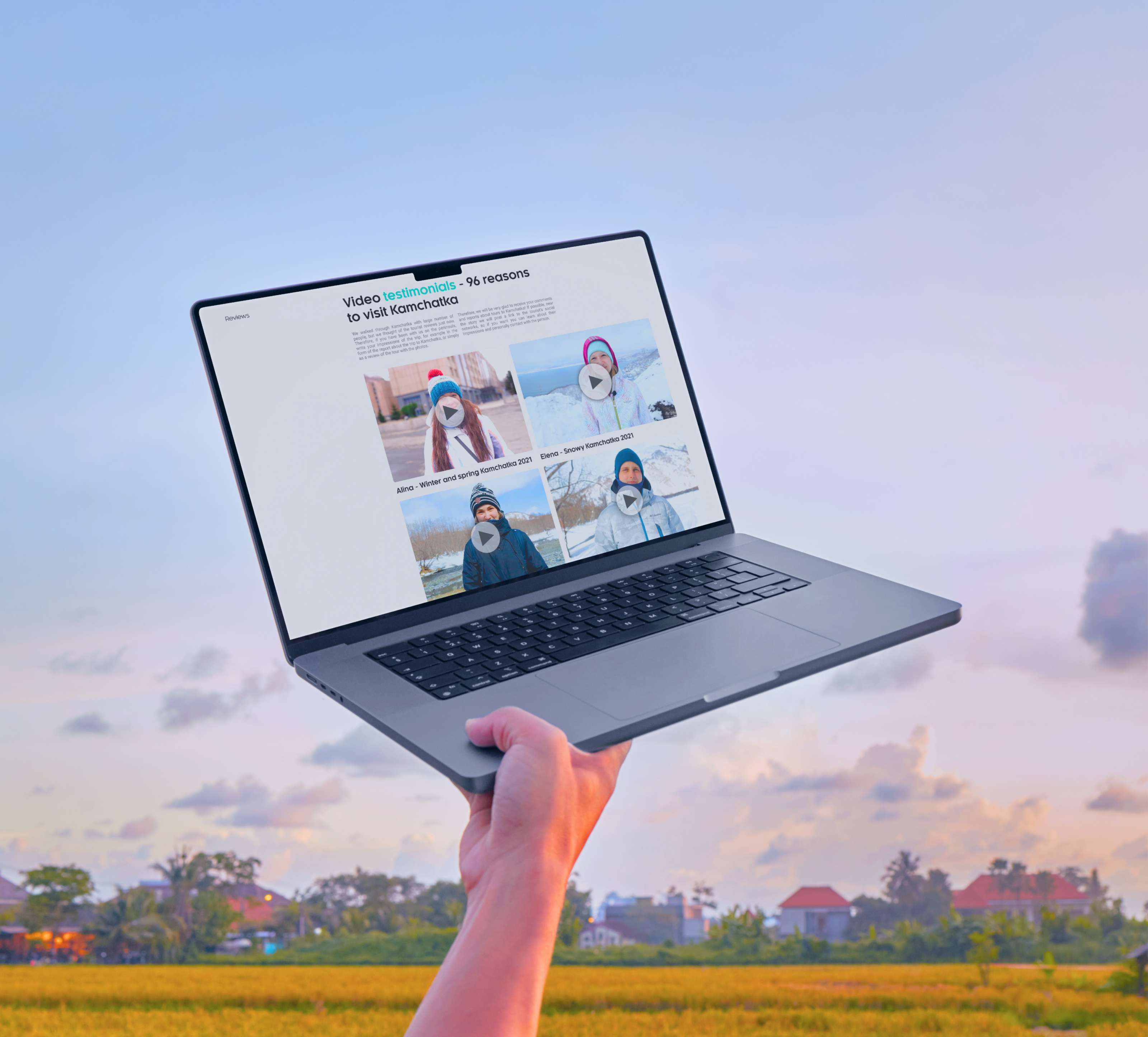 Landing page | Redesign concept | KamchatkaLand — Изображение №3 — Интерфейсы на Dprofile