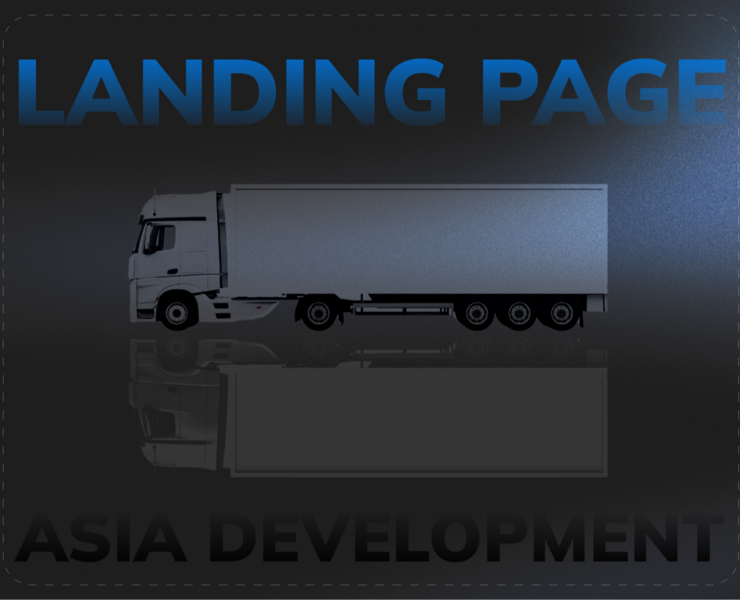 Лендинг для логистической компании на Dprofile