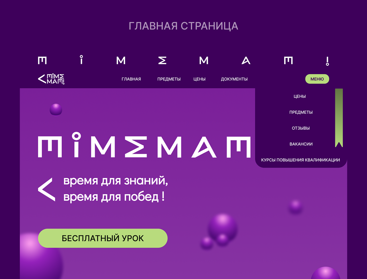 Дизайн сайта онлайн-школы TimeMati — Изображение №11 — Интерфейсы, Брендинг на Dprofile