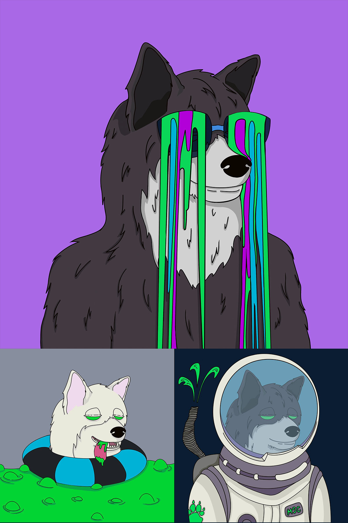 NFT|MUTANT SHIBA|ПЕРСОНАЖИ — Изображение №2 — Иллюстрация, Маркетинг на Dprofile