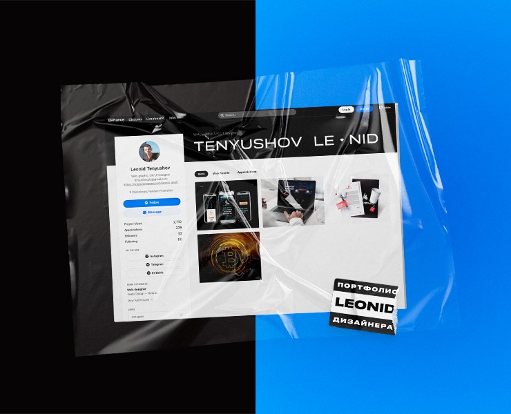 Selection of works 2021 - web, graphic designer — Интерфейсы на Dprofile