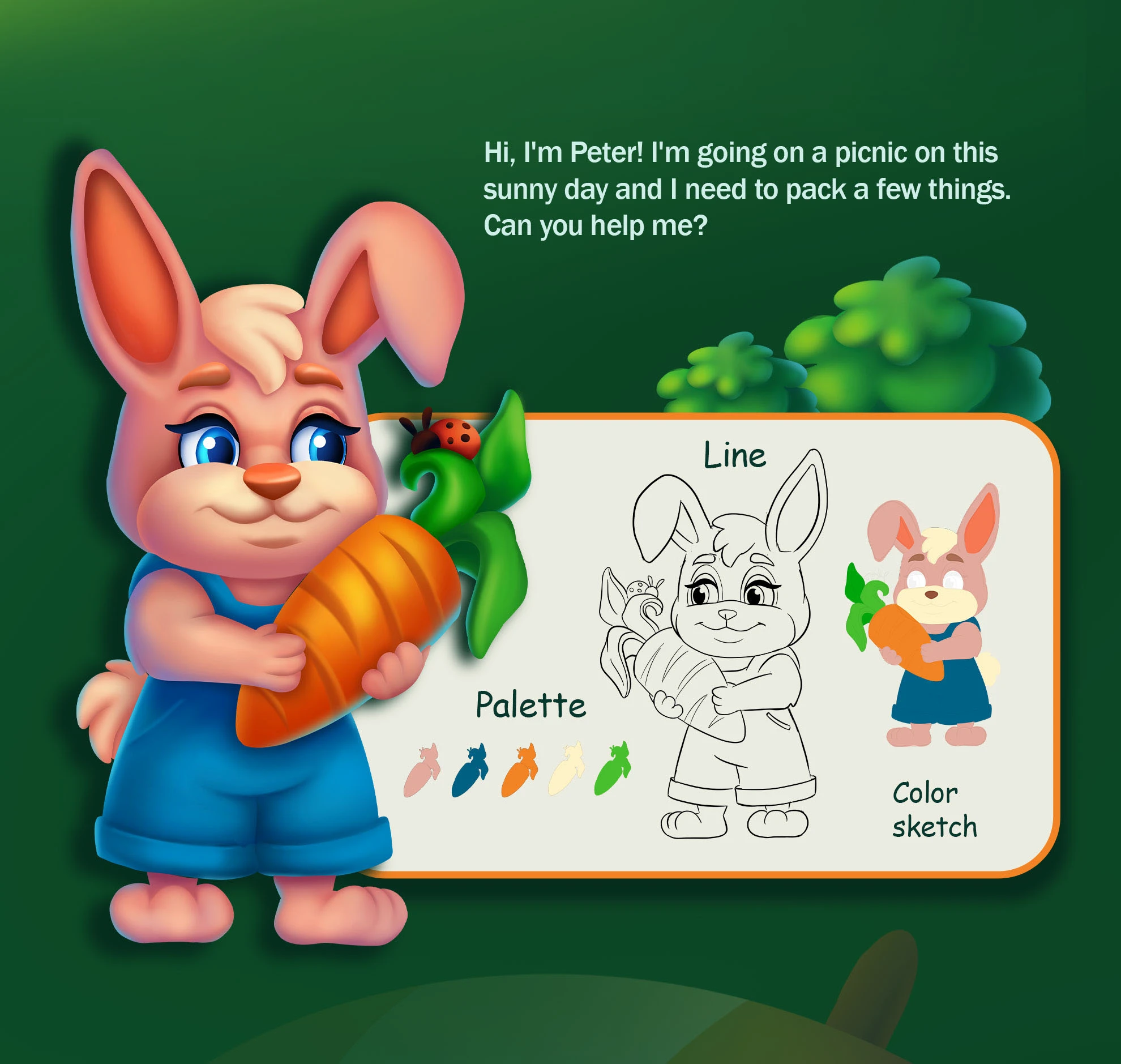Rabbit Piter/ Casual game — Изображение №2 — Иллюстрация на Dprofile