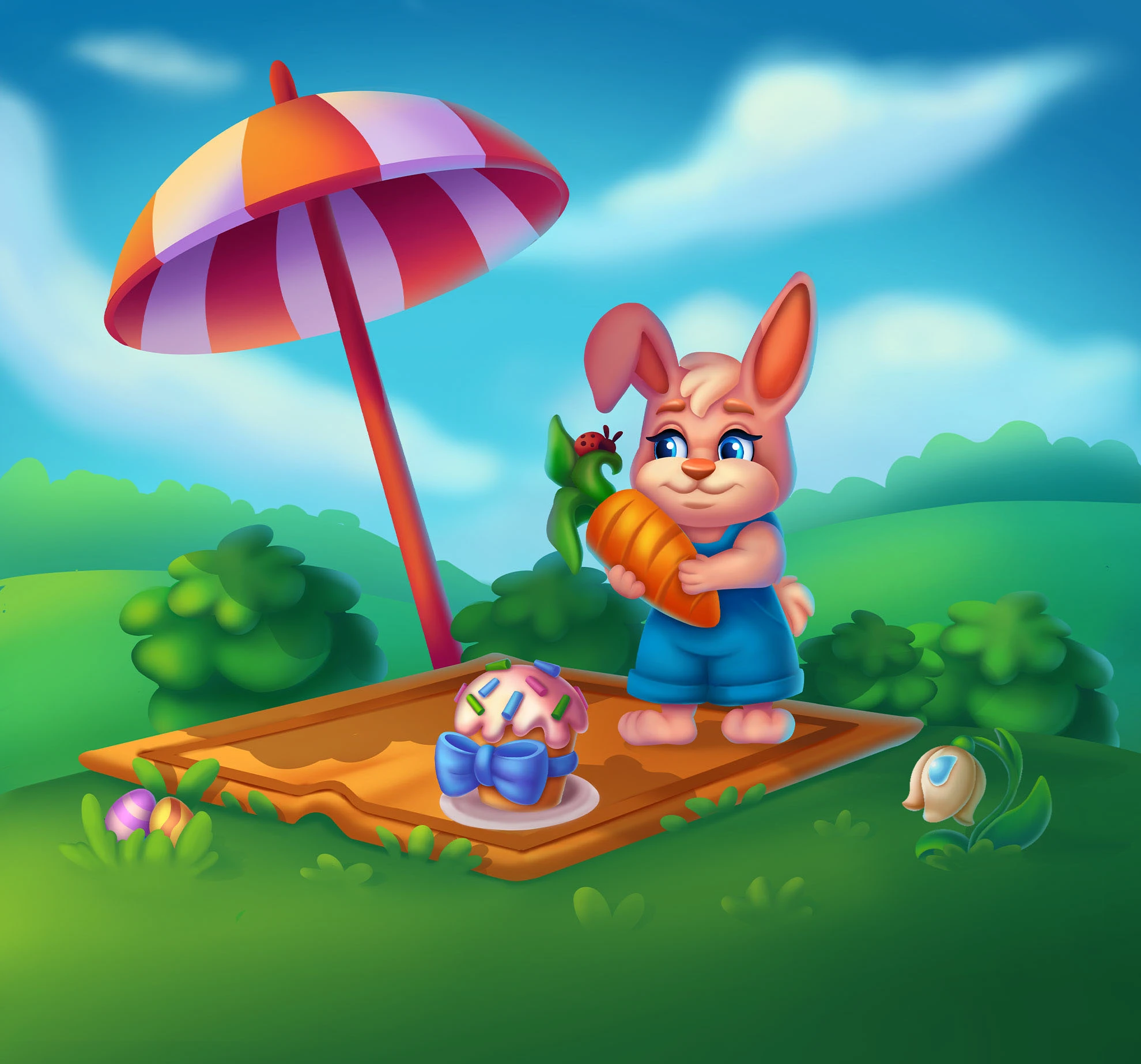 Rabbit Piter/ Casual game — Изображение №1 — Иллюстрация на Dprofile