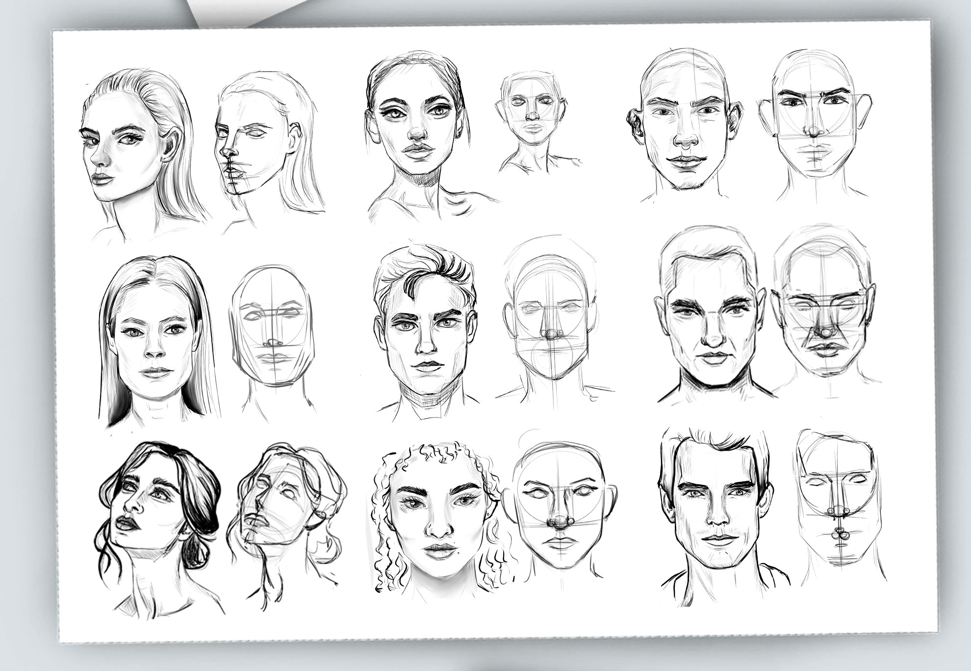 Sketchbook.Face. — Изображение №5 — Брендинг, Иллюстрация на Dprofile